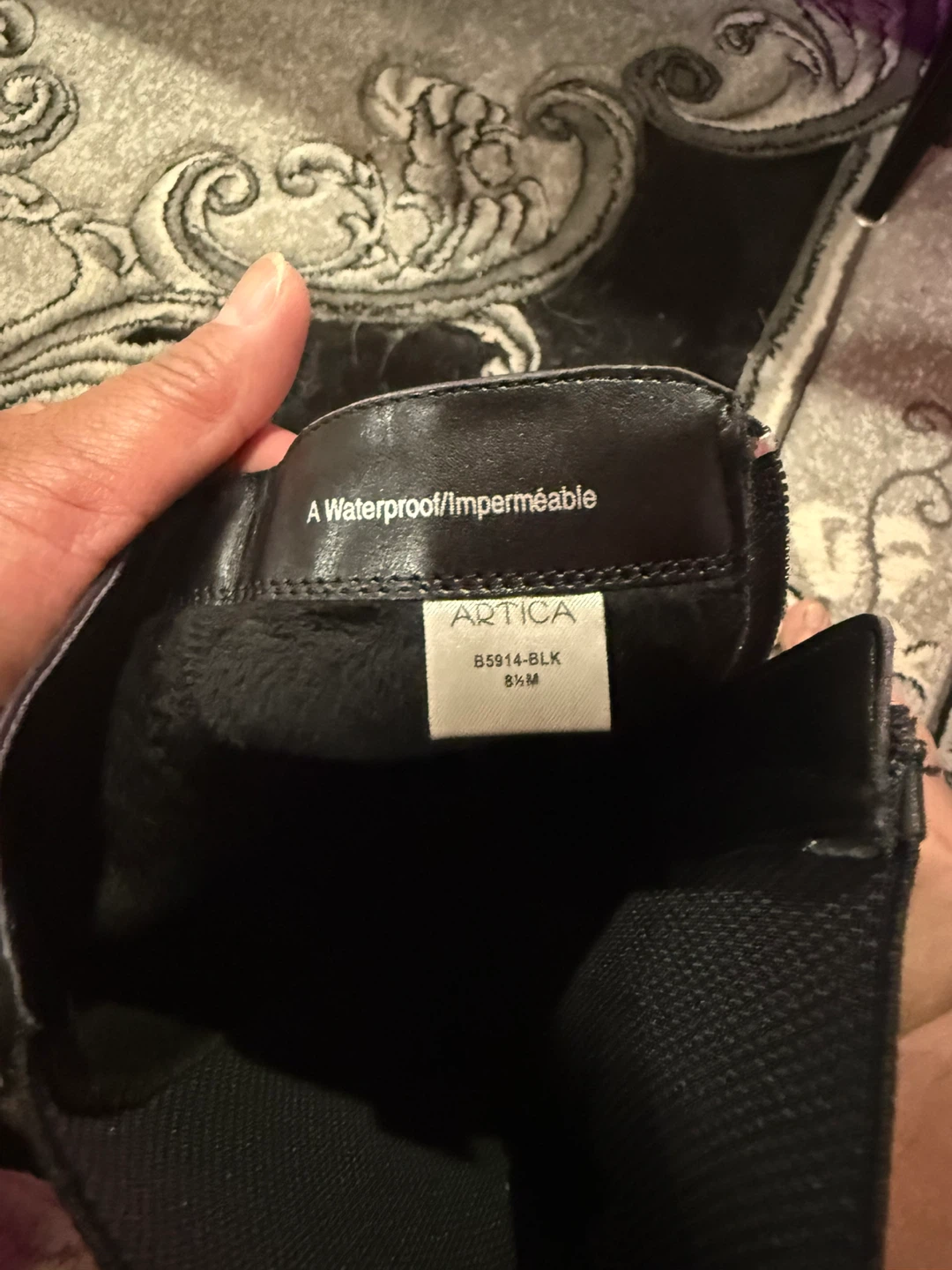 Artica Waterproof Black Boots - Size 8.5 - photo 4