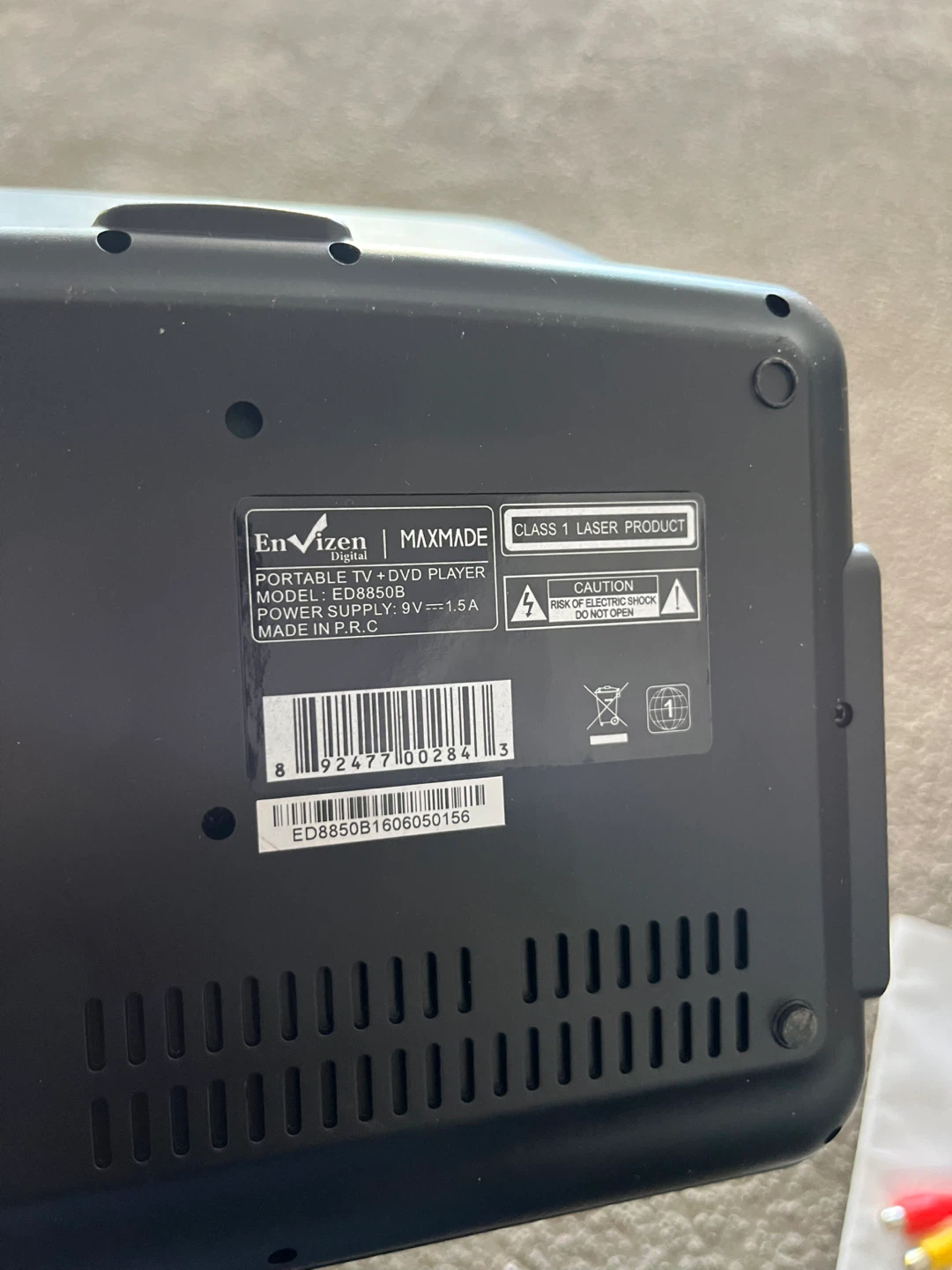 Envizen  Portable DVD Player with ATSC TV - photo 5