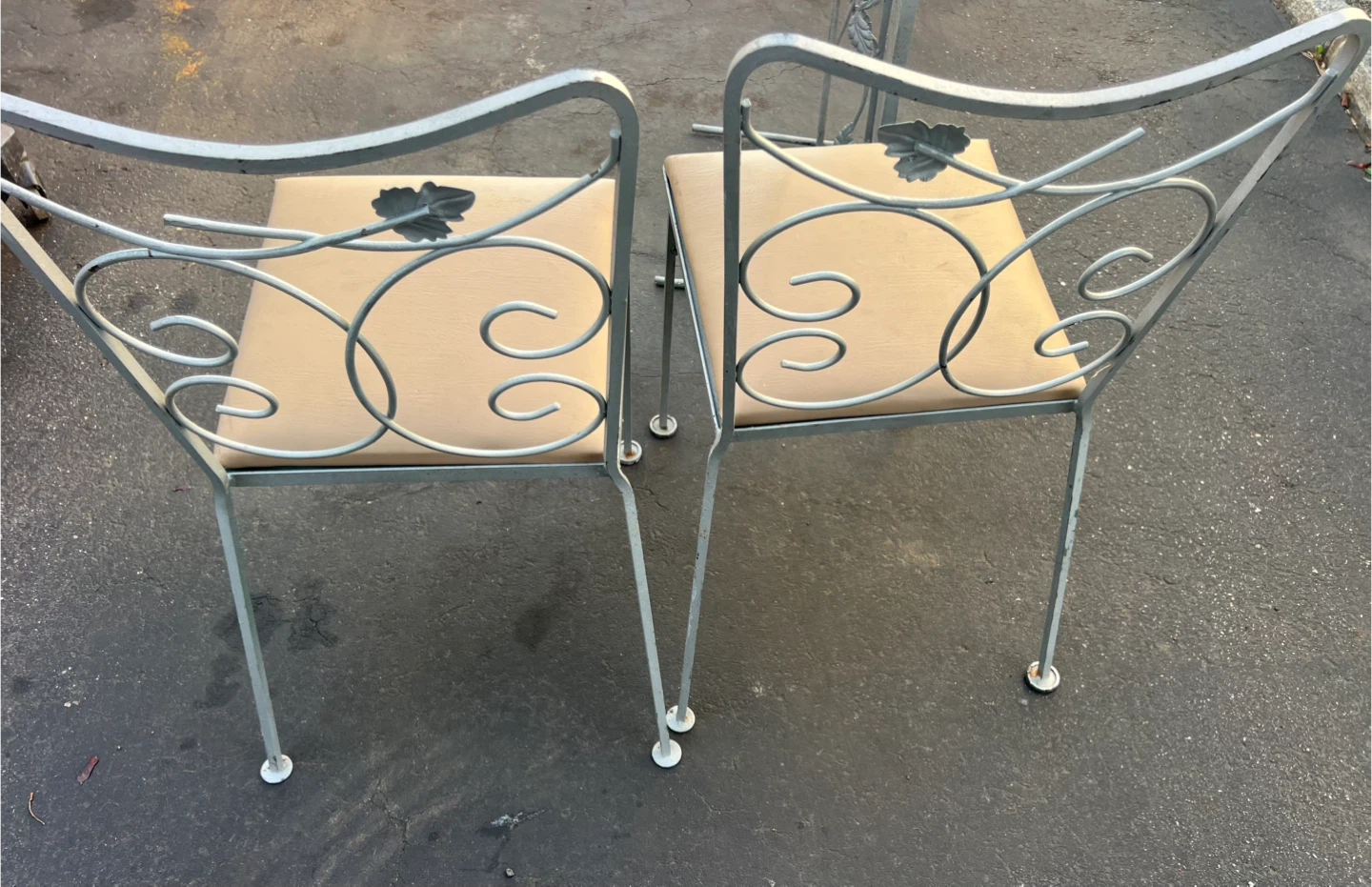 Vintage Metal Patio Set - Table & Chairs - photo 5