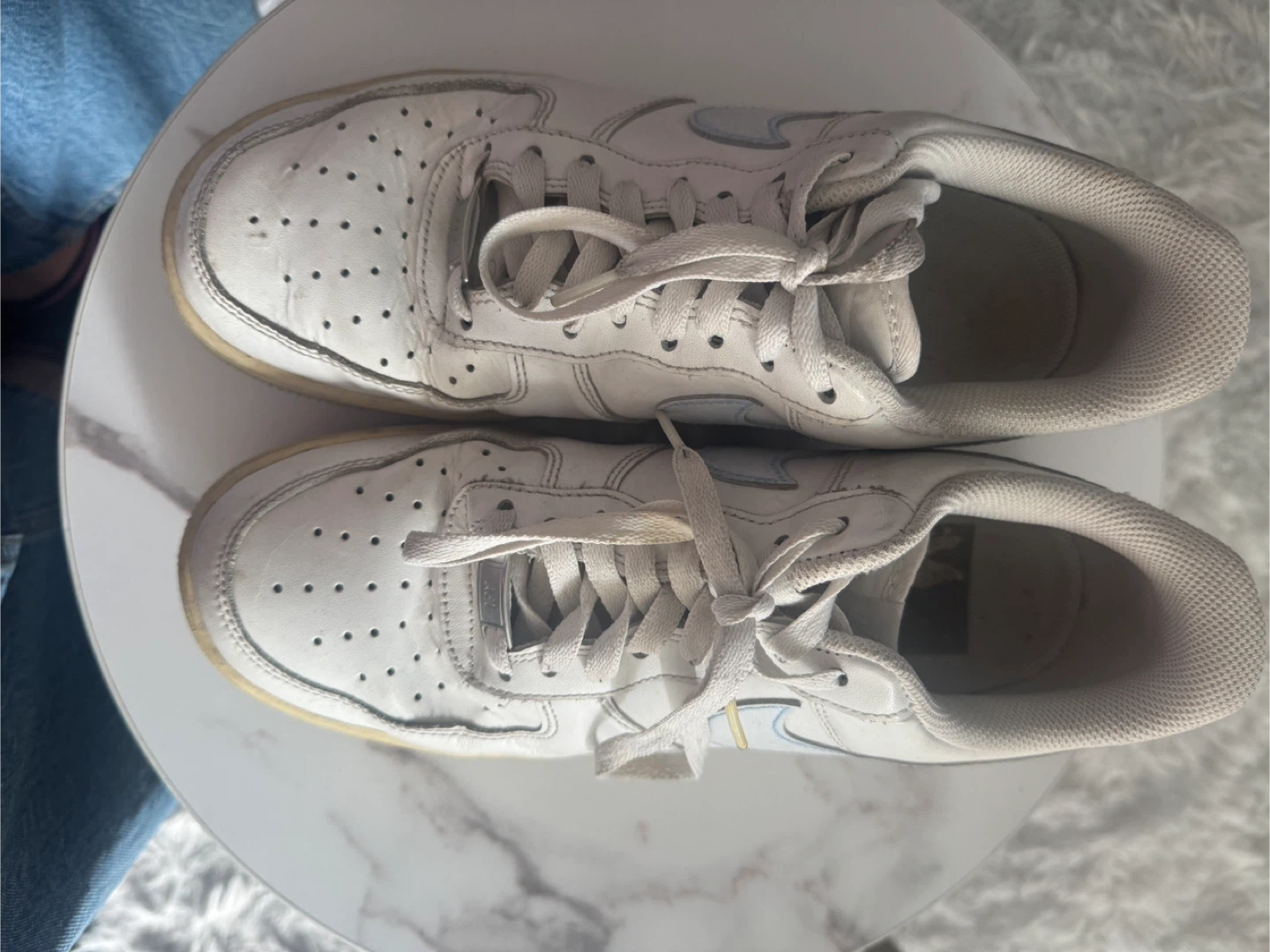 Nike Air Force 1 White, Size 10.5 US - photo 2