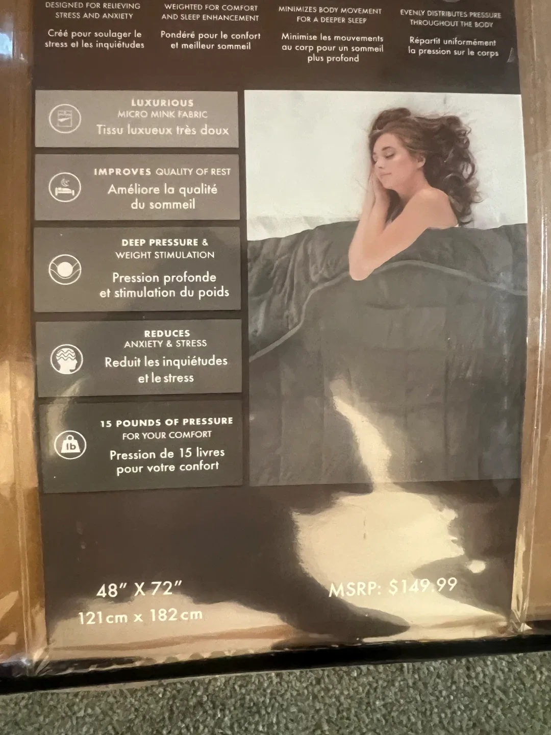AliaVida Weighted Blanket 48" x 72" image indicator(5)