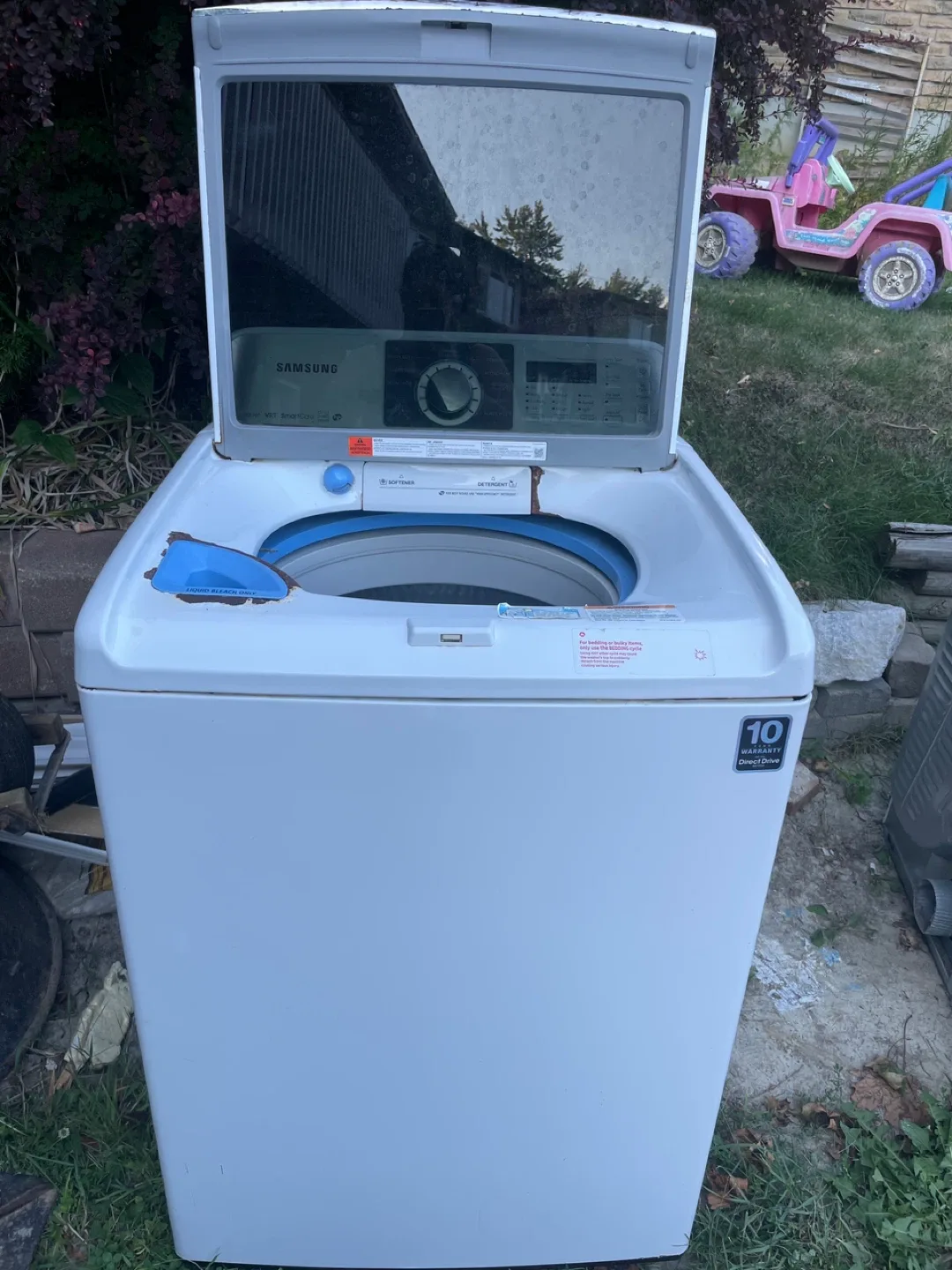 Free Used Samsung Top Load Washer - White image indicator(2)