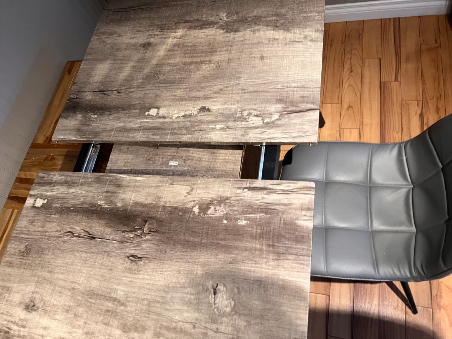 Extendable Dining Table with Bench and Chairs - photo 5
