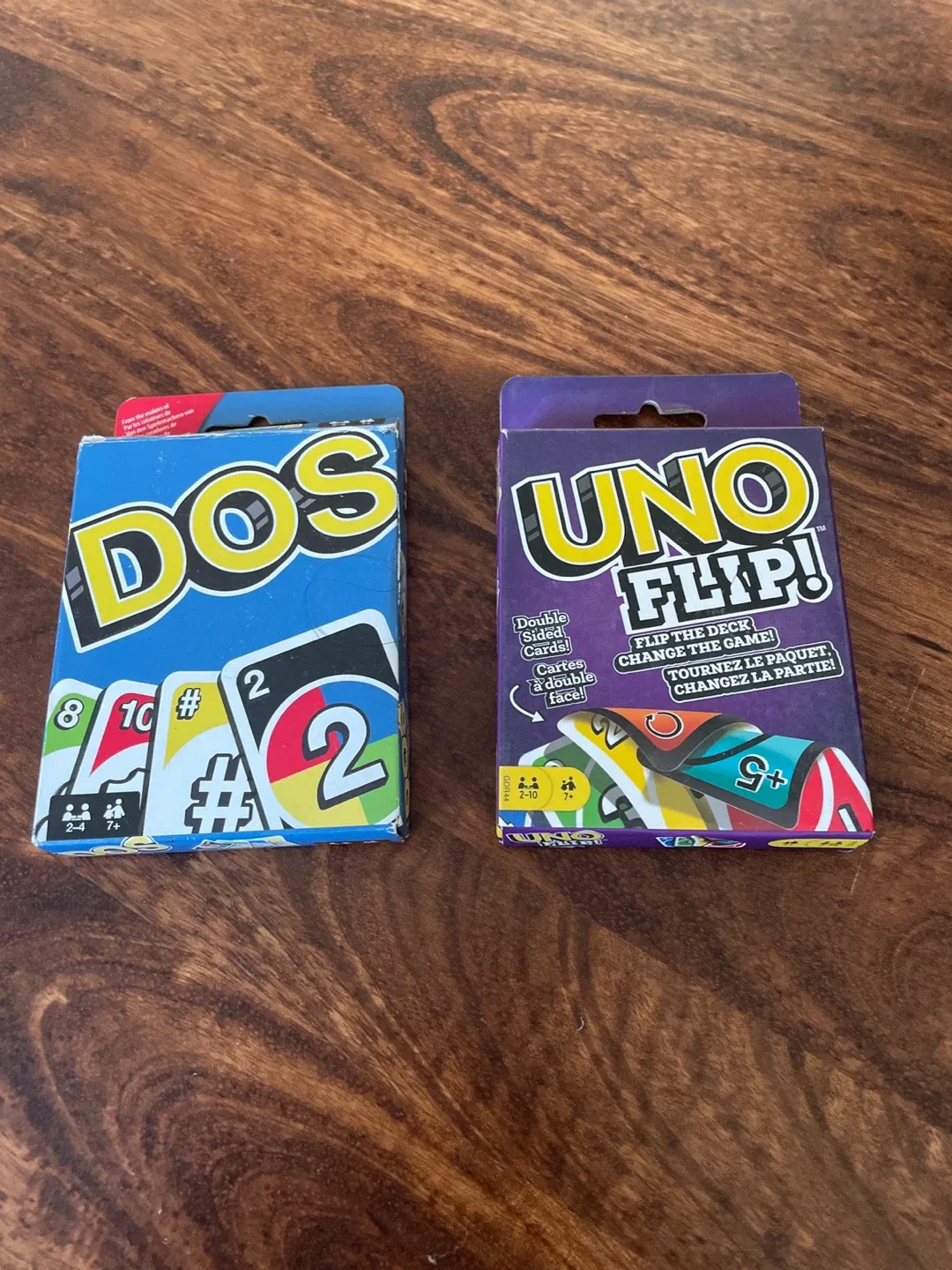 DOS & UNO Flip! Card Games Bundle thumbnail