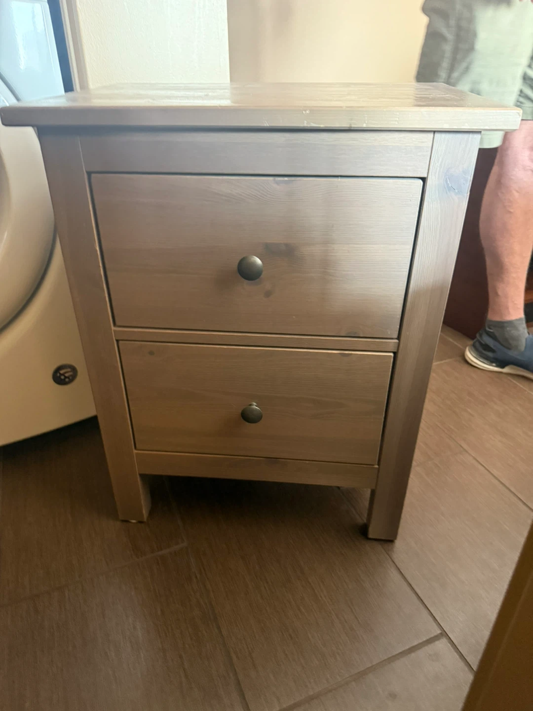 IKEA Hemnes Nightstand - Grey x 2