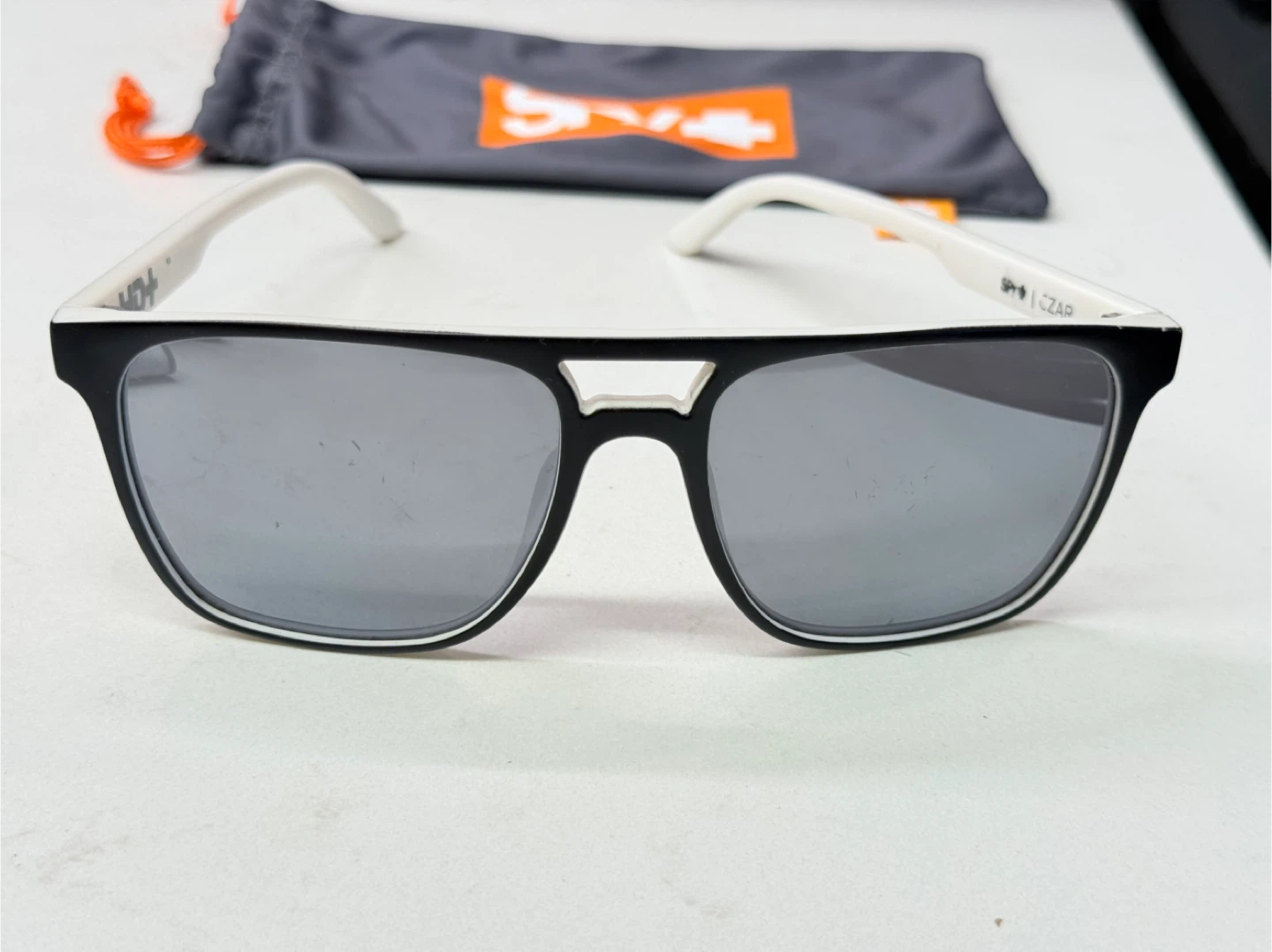 SPY Czar Sunglasses Black/White - photo 2