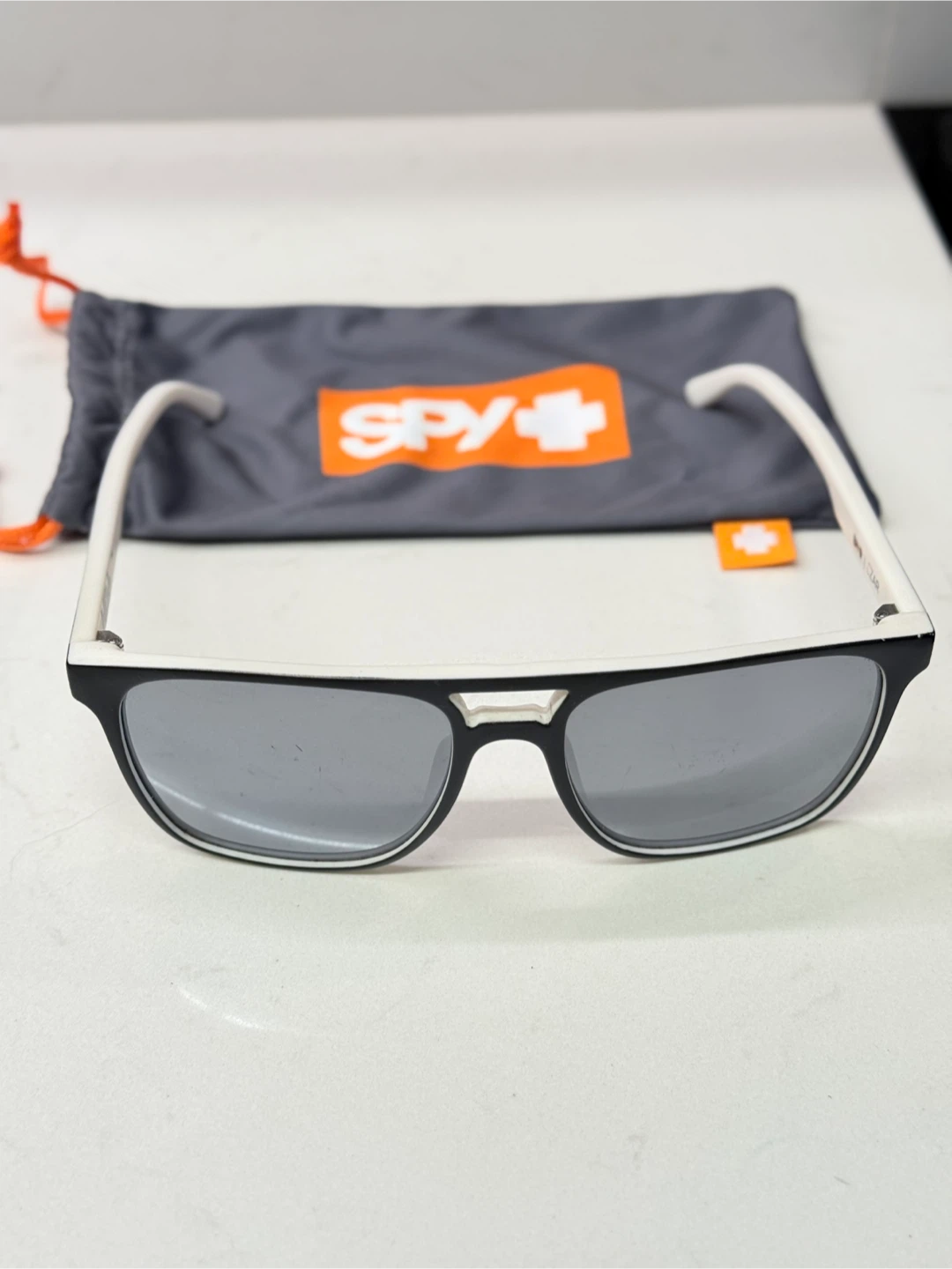 SPY Czar Sunglasses Black/White