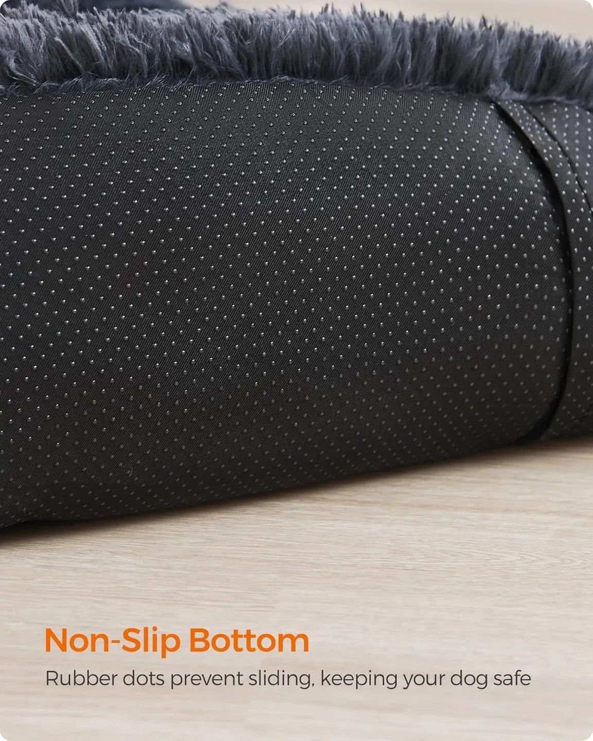 Feandrea Dog Bed, Medium, 32 x 30 x 6.3", UPGW221G02 image indicator(7)