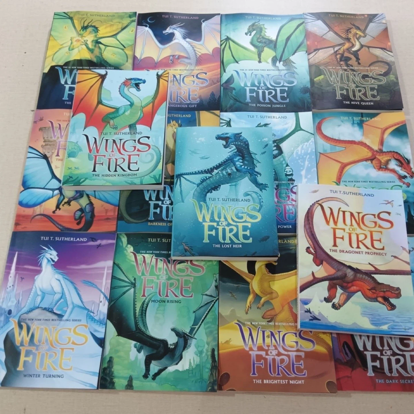 Wings of Fire Book Series by Tui T. Sutherland