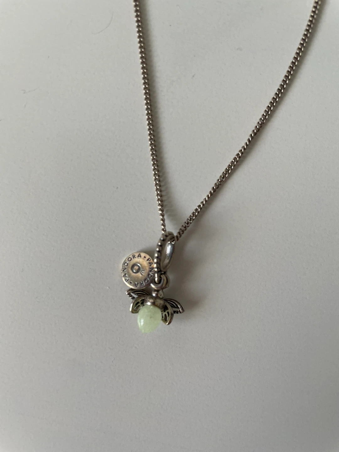 Pandora Firefly Dangle Charm Necklace