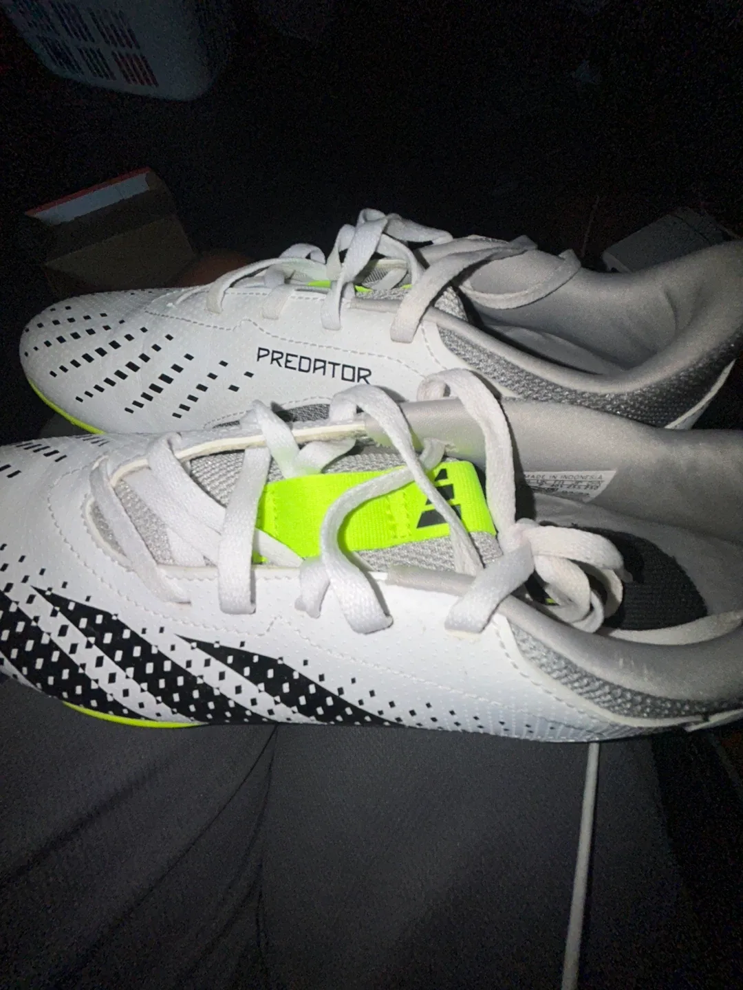 Adidas Predator Soccer Cleats - White image indicator(2)