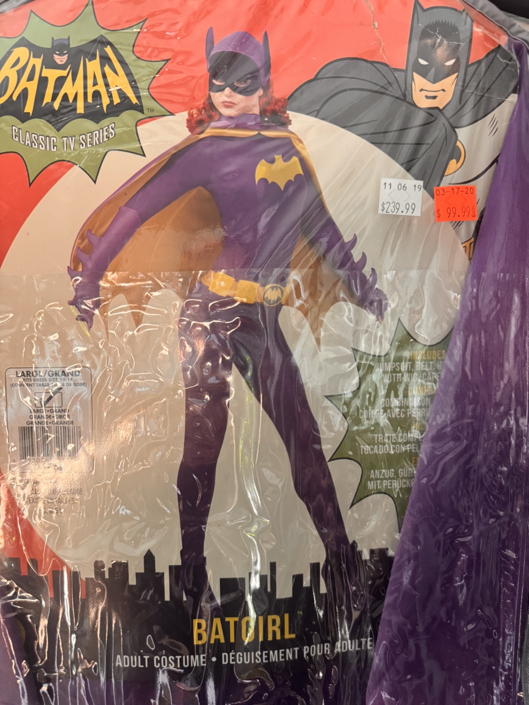 Batgirl Adult Costume - Large - photo 3