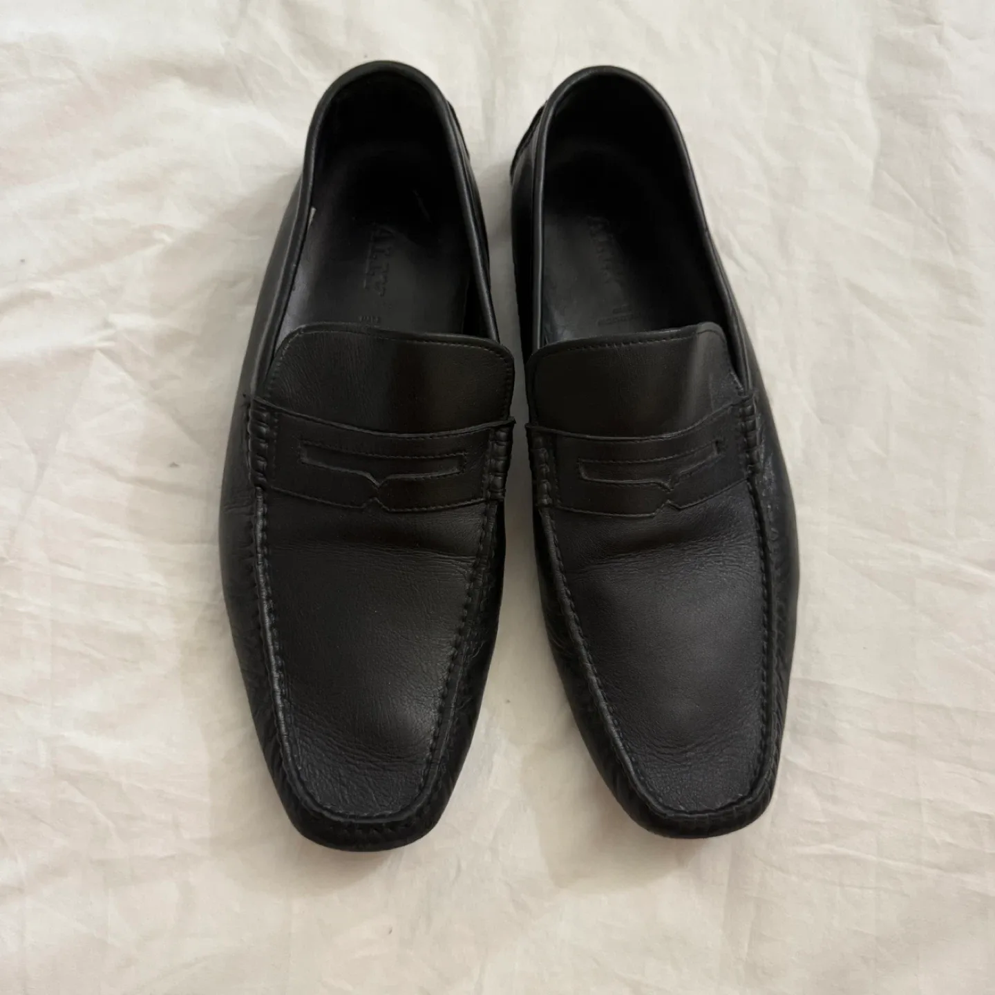 Bally Black Leather Loafers thumbnail
