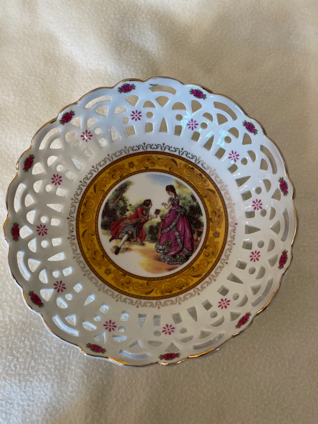 Decorative Porcelain Bowl with Box