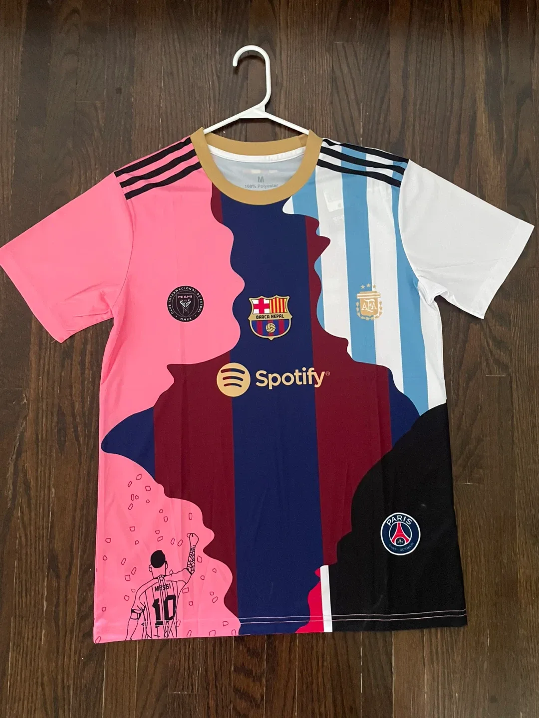 Lionel Messi all clubs jersey image indicator(2)