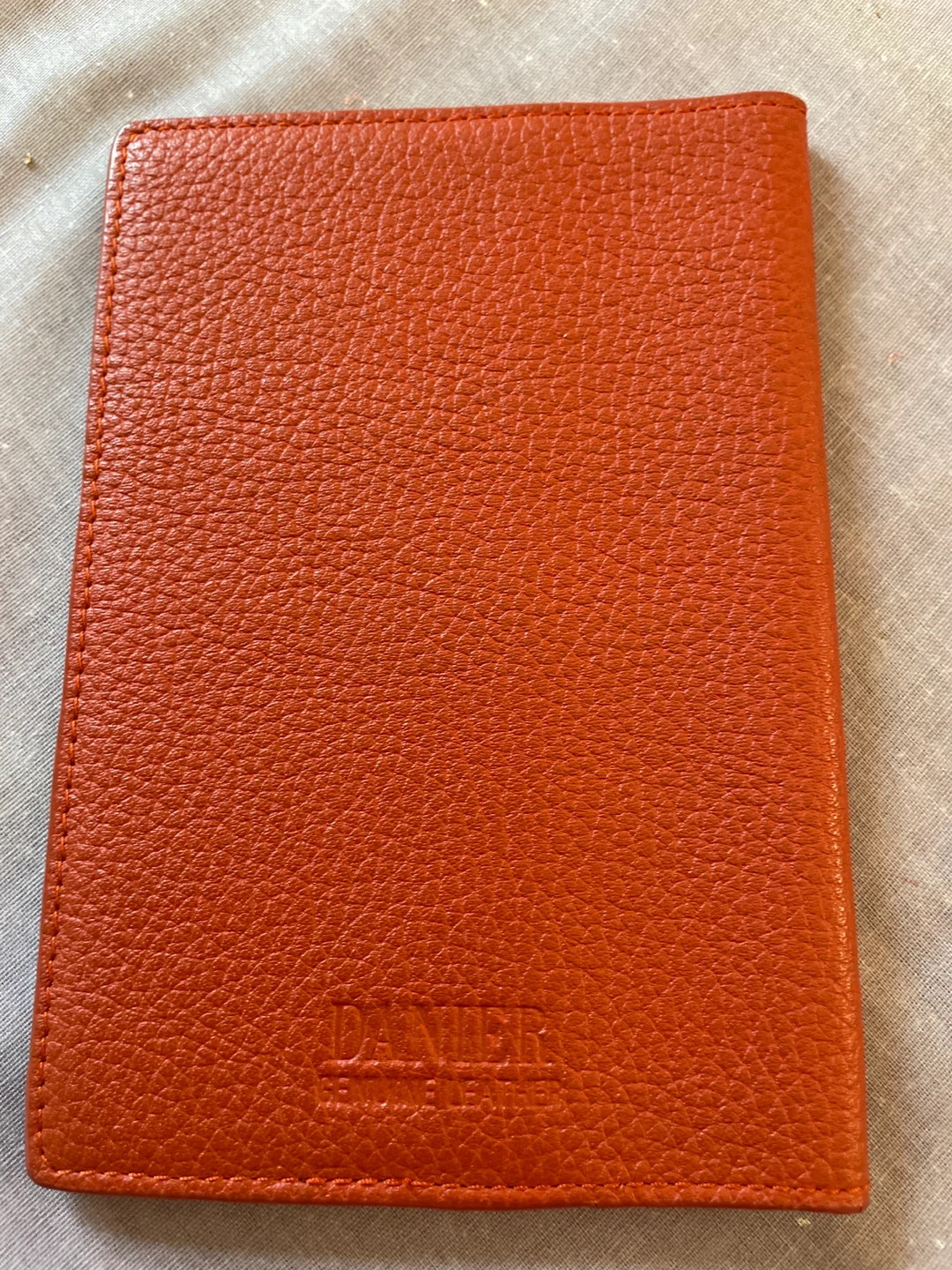 Danier Orange Leather Passport Holder - photo 2