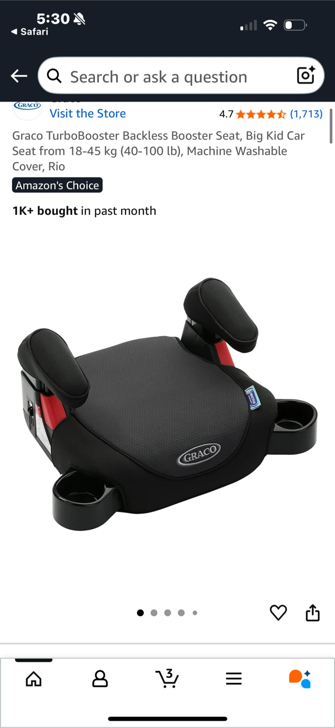 Graco TurboBooster Backless Booster Seat - photo 5