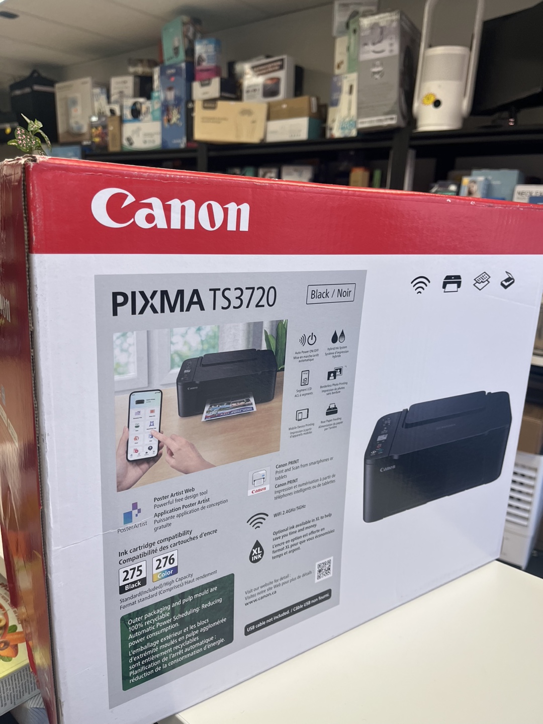 Canon PIXMA TS3720 + Ink- Like New! - photo 4