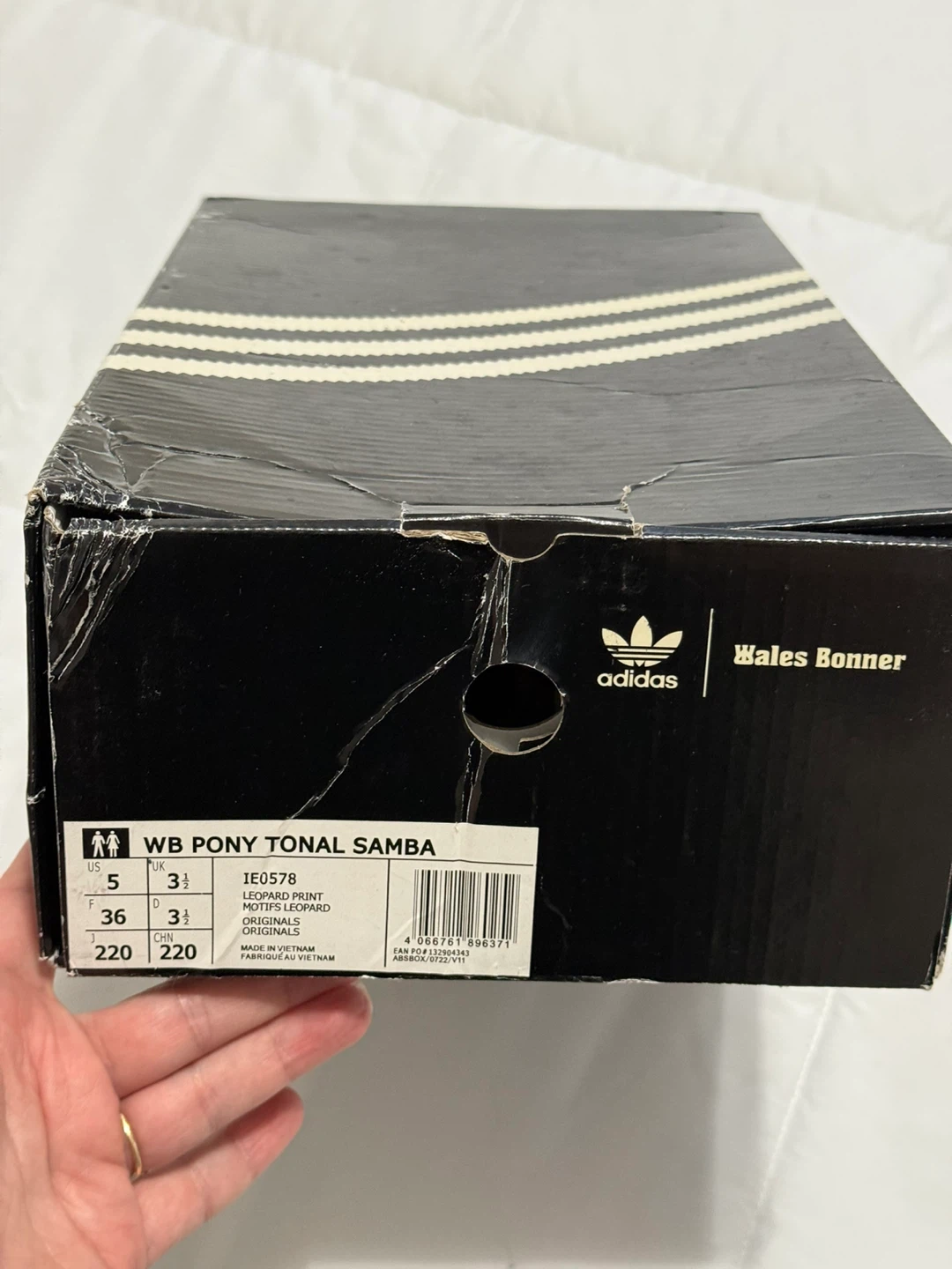 Adidas x Wales Bonner Pony Tonal Samba Leopard US 5 - photo 2