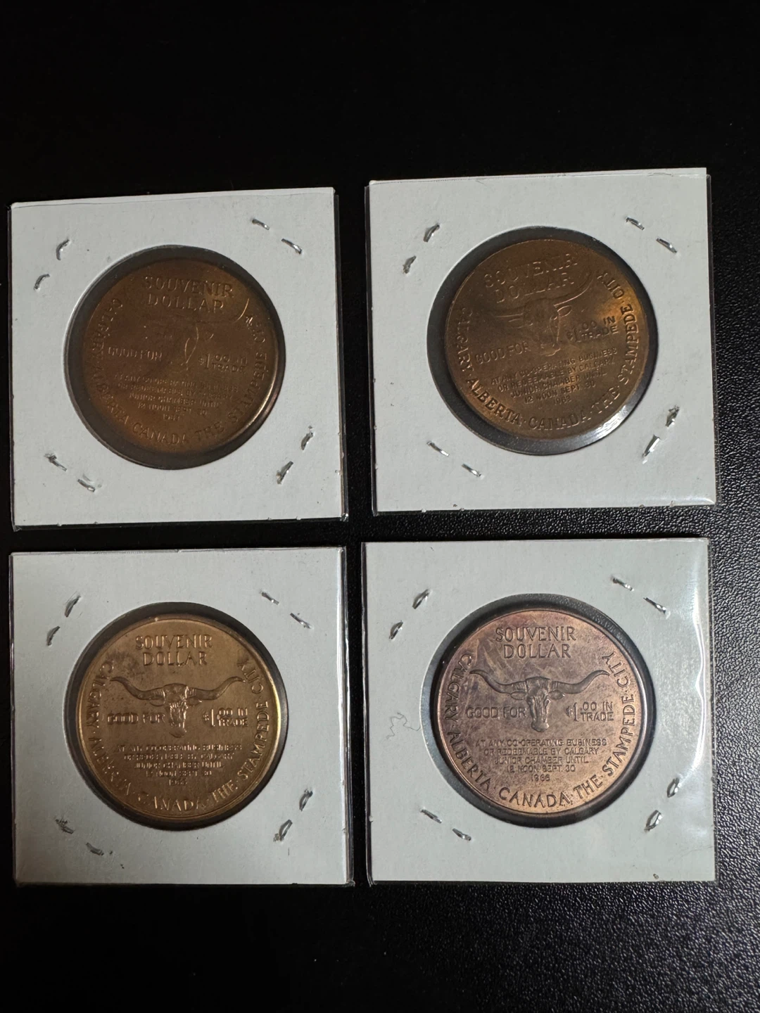 Calgary Stampede Souvenir Dollar Coins (1963 & 1966) - photo 2