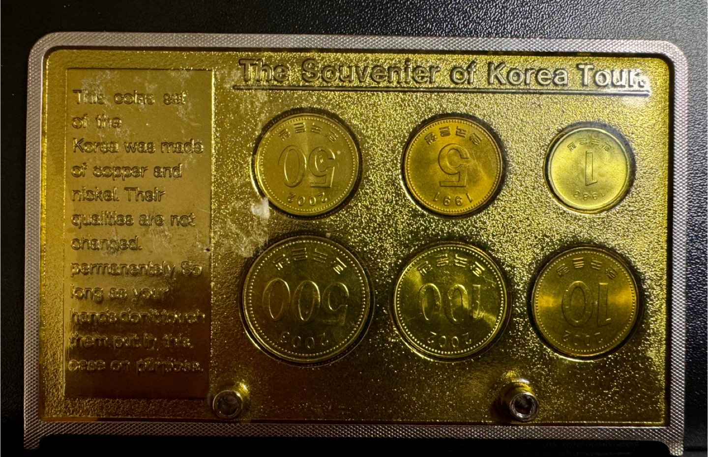 The Souvenir of Korea Tour Coin Set - photo 2