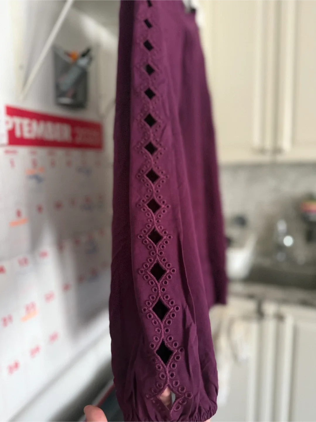 Torrid Plum Embroidered Top – Size 4 (26) image indicator(3)