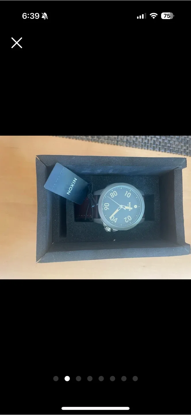 Nixon Ranger 40 Leather Watch - Black/Brown image indicator(2)