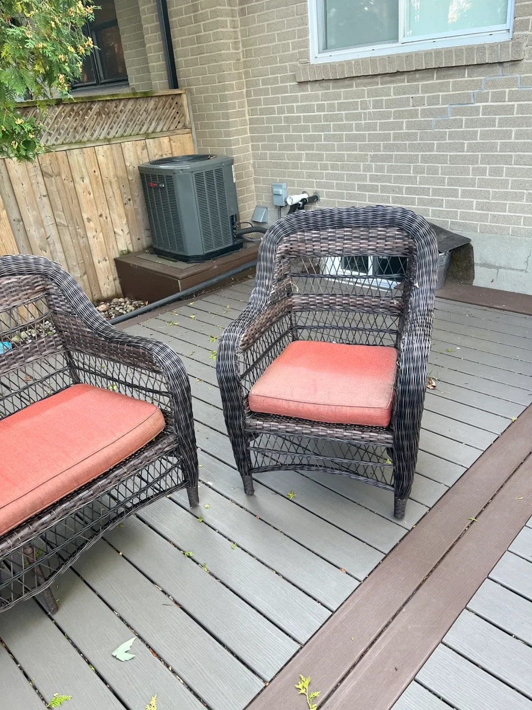 Wicker Patio Set - Loveseat, Chairs & Ottoman image indicator(3)