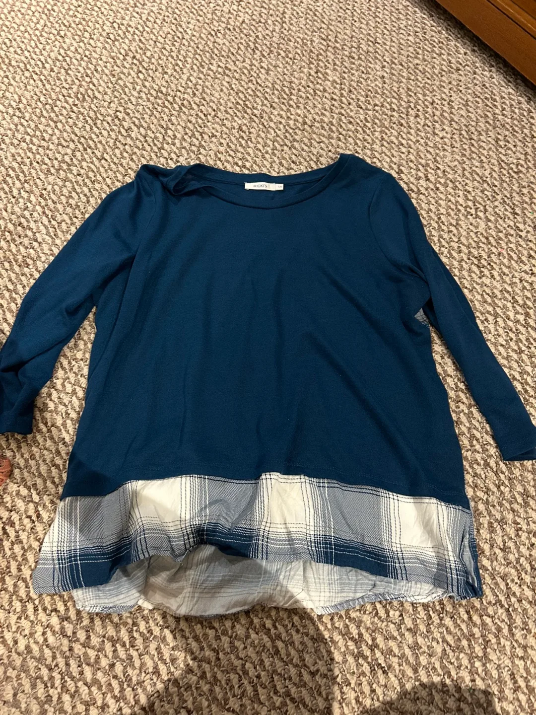 Ricki's Blue Tunic - Size L/G thumbnail