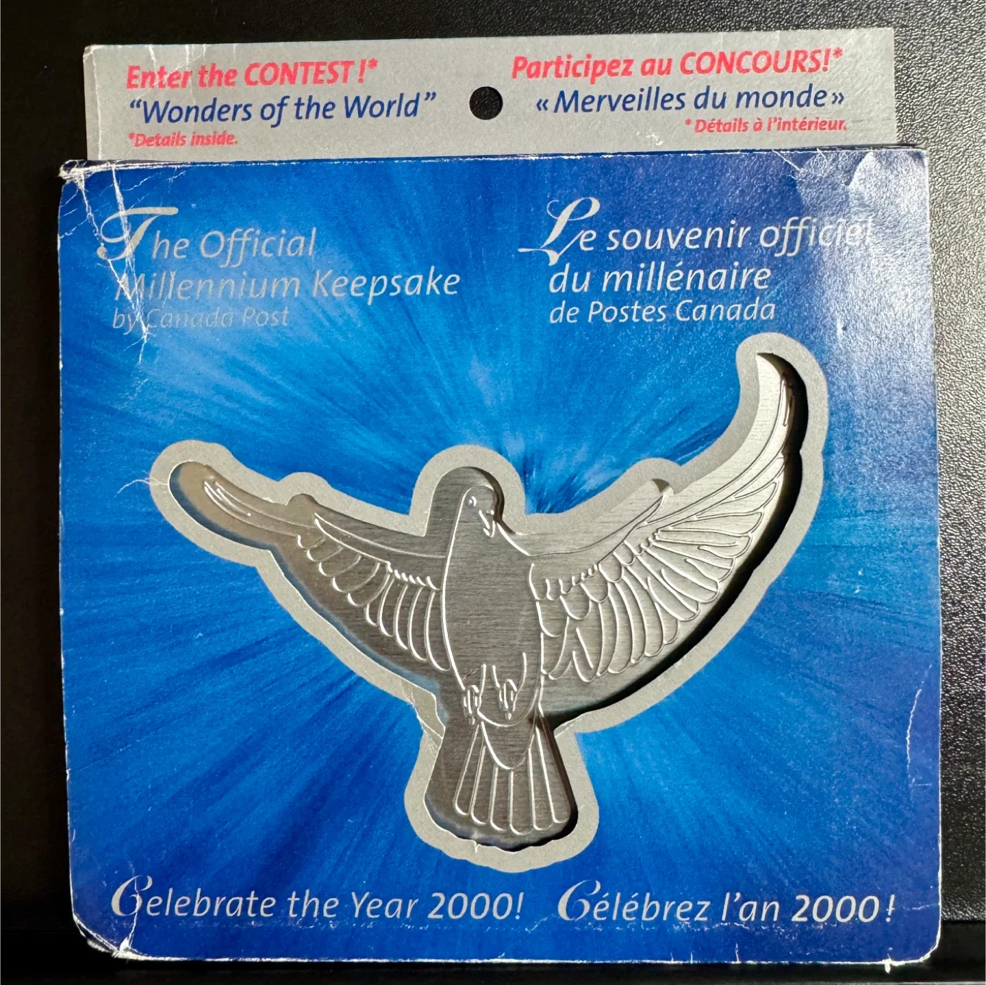 Canada Post Millennium Keepsake token & Stamps image indicator(3)