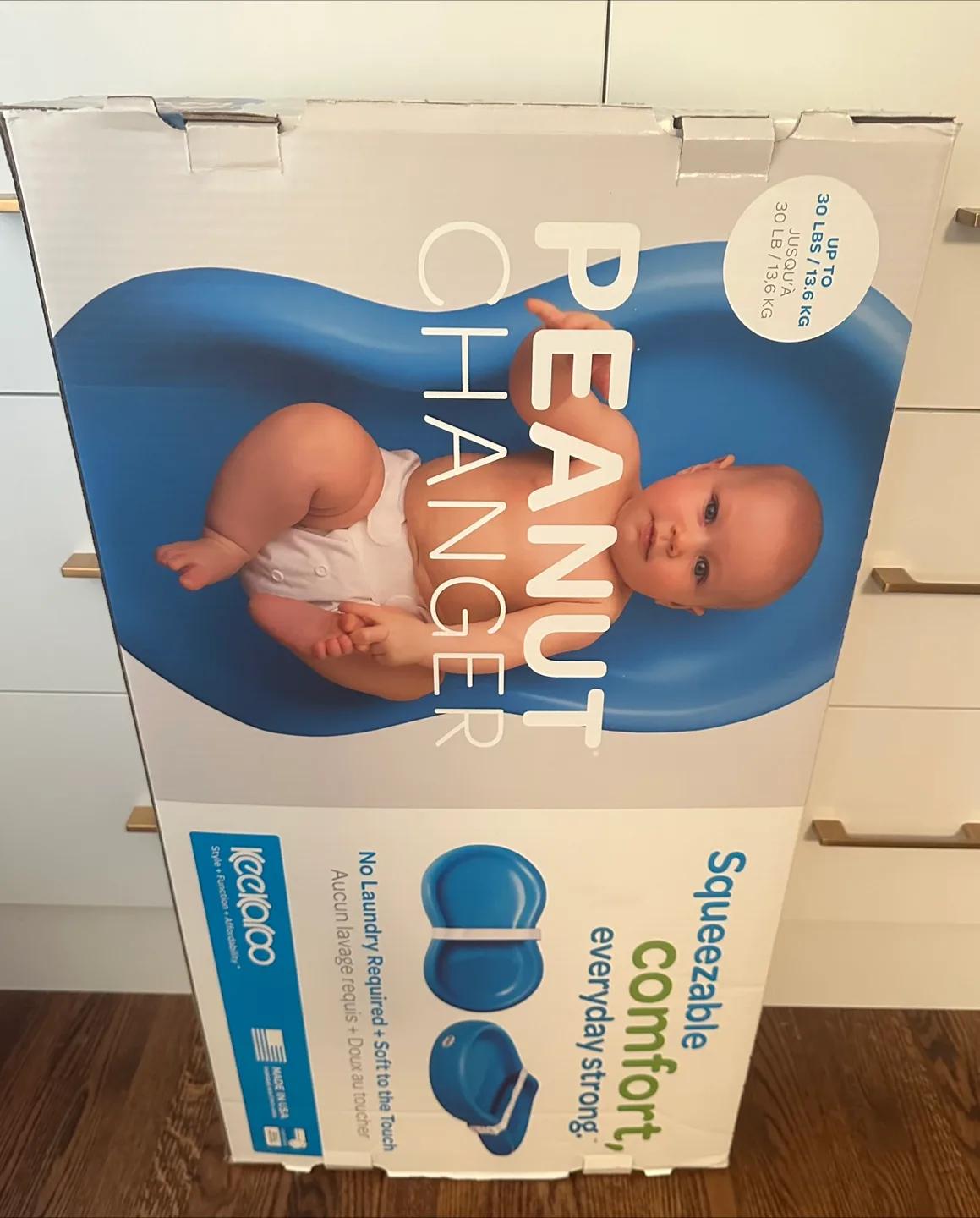 Keekaroo Peanut Changer - Gray image indicator(3)