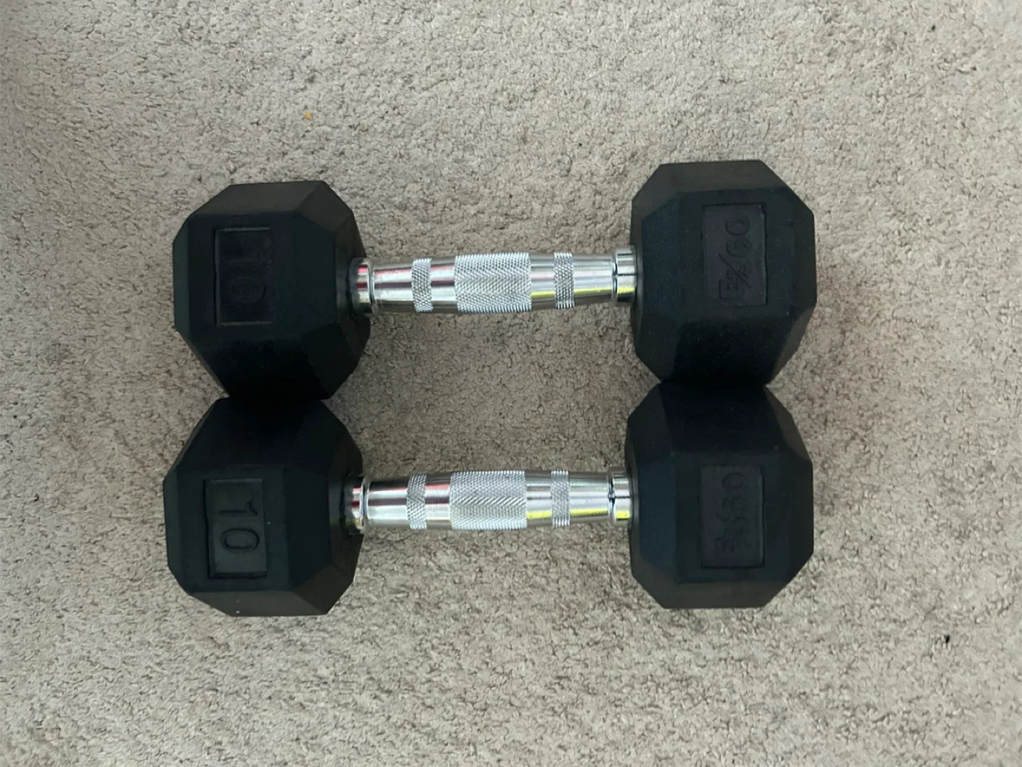 EXO 10 lb Dumbbell Set - Like New!