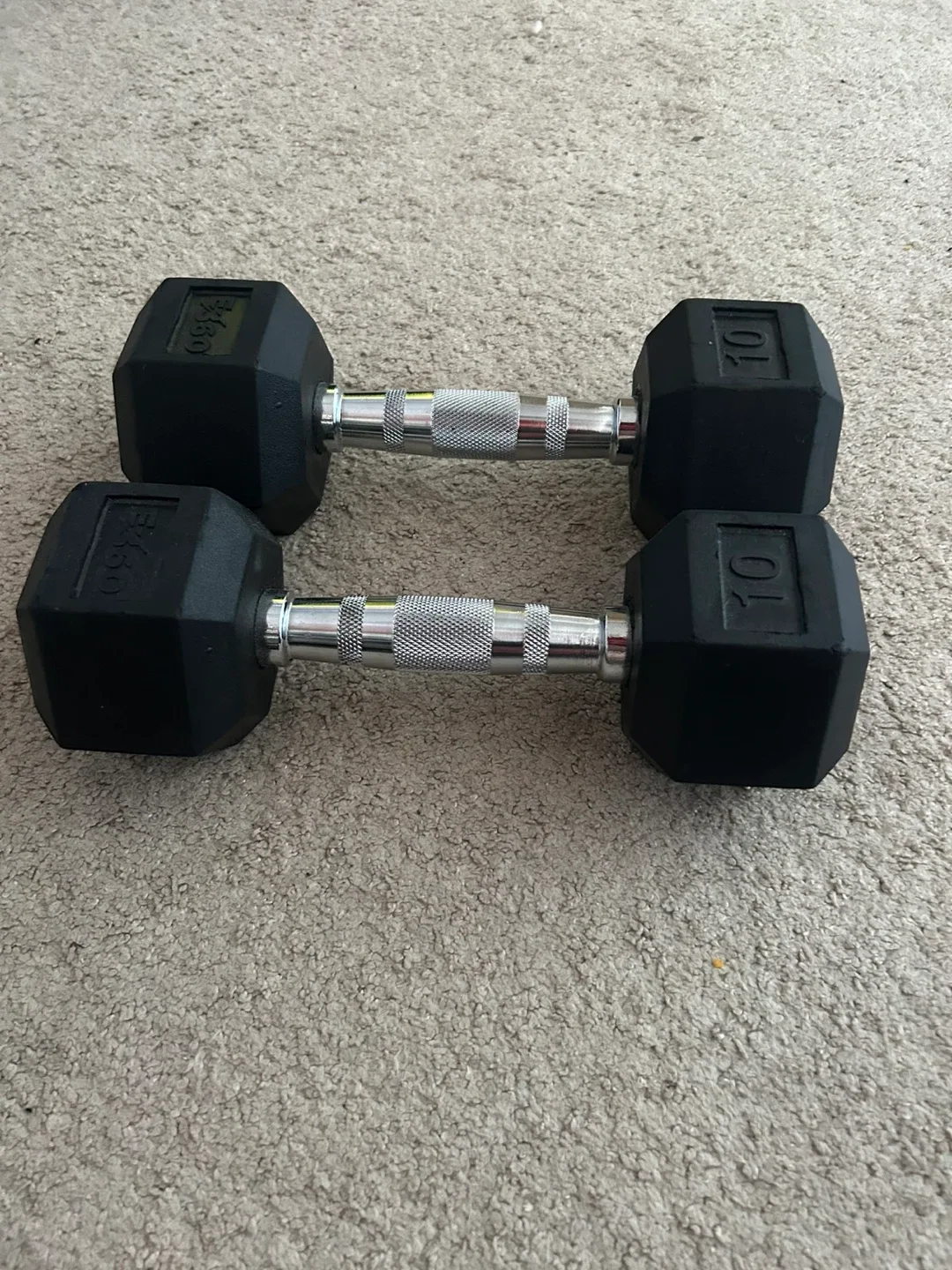EXO 10 lb Dumbbell Set - Like New! image indicator(3)