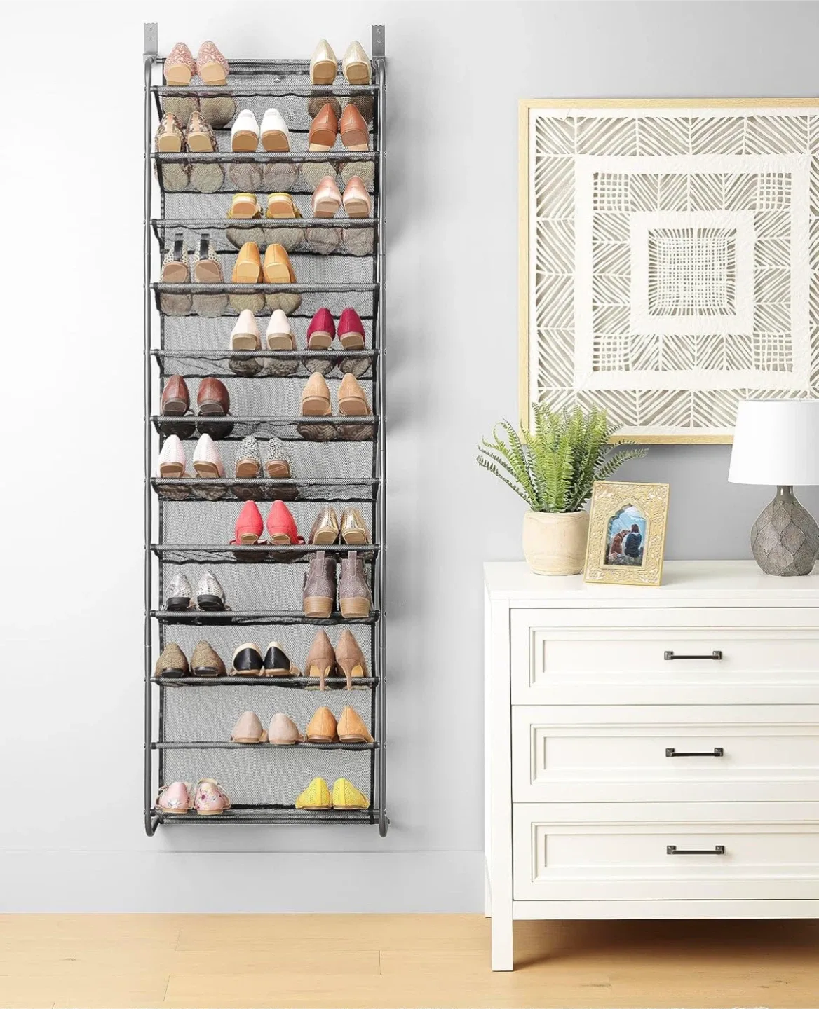 Tall Black Shoe Rack image indicator(3)