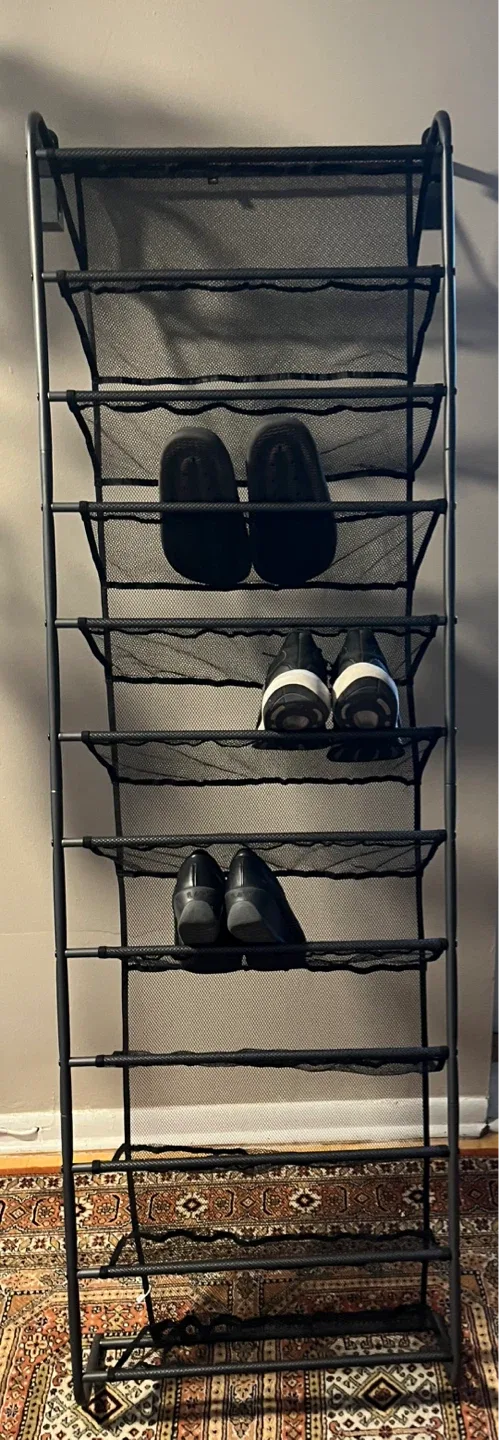 Tall Black Shoe Rack image indicator(2)