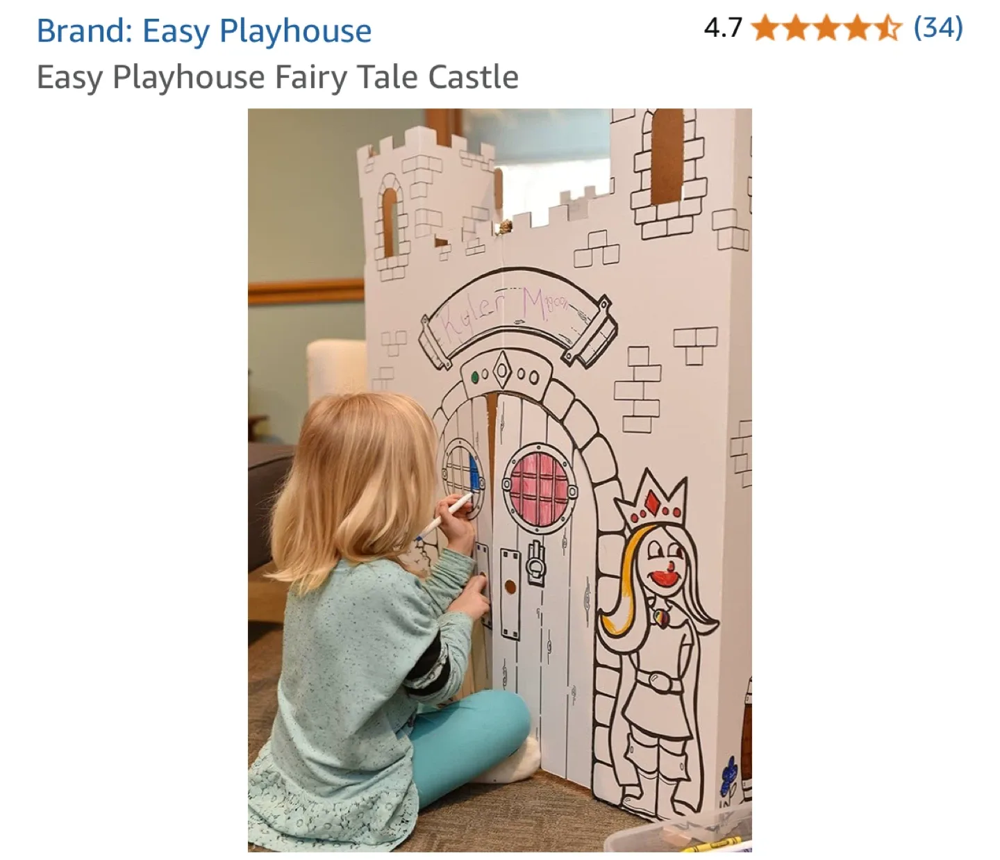 Easy Playhouse Fairy Tale Castle - Colouring Fun! image indicator(6)