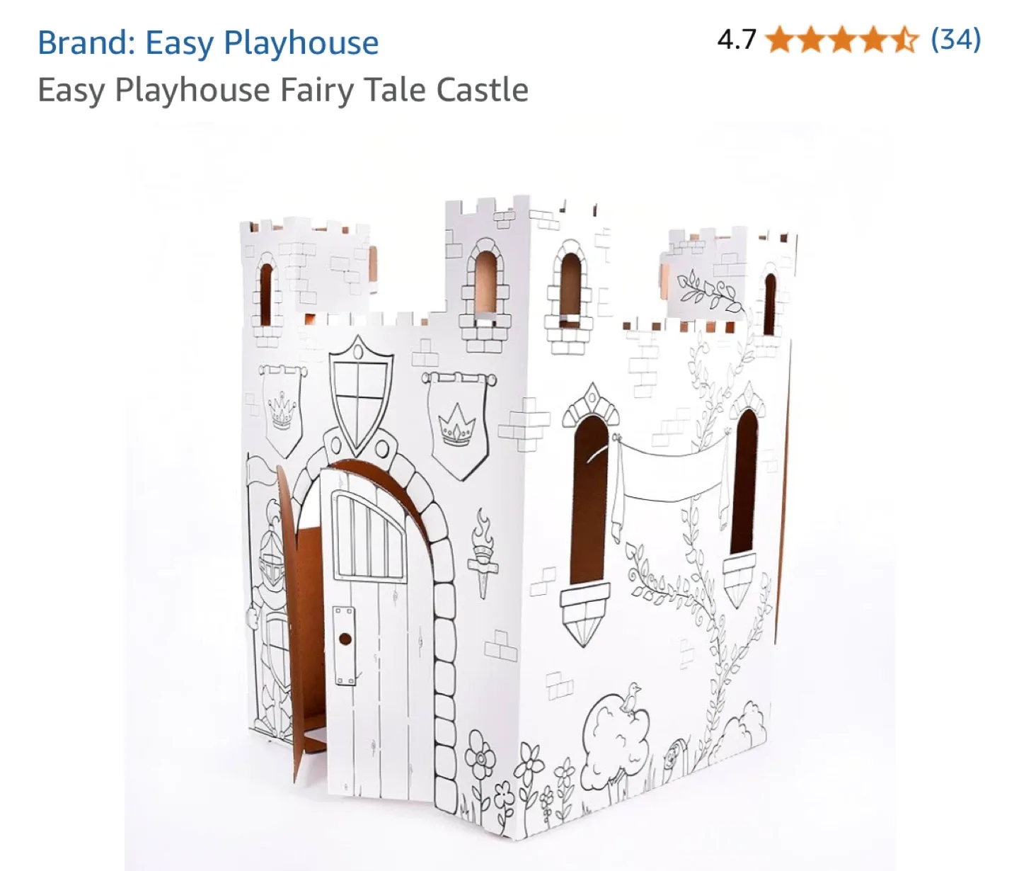 Easy Playhouse Fairy Tale Castle - Colouring Fun! image indicator(3)