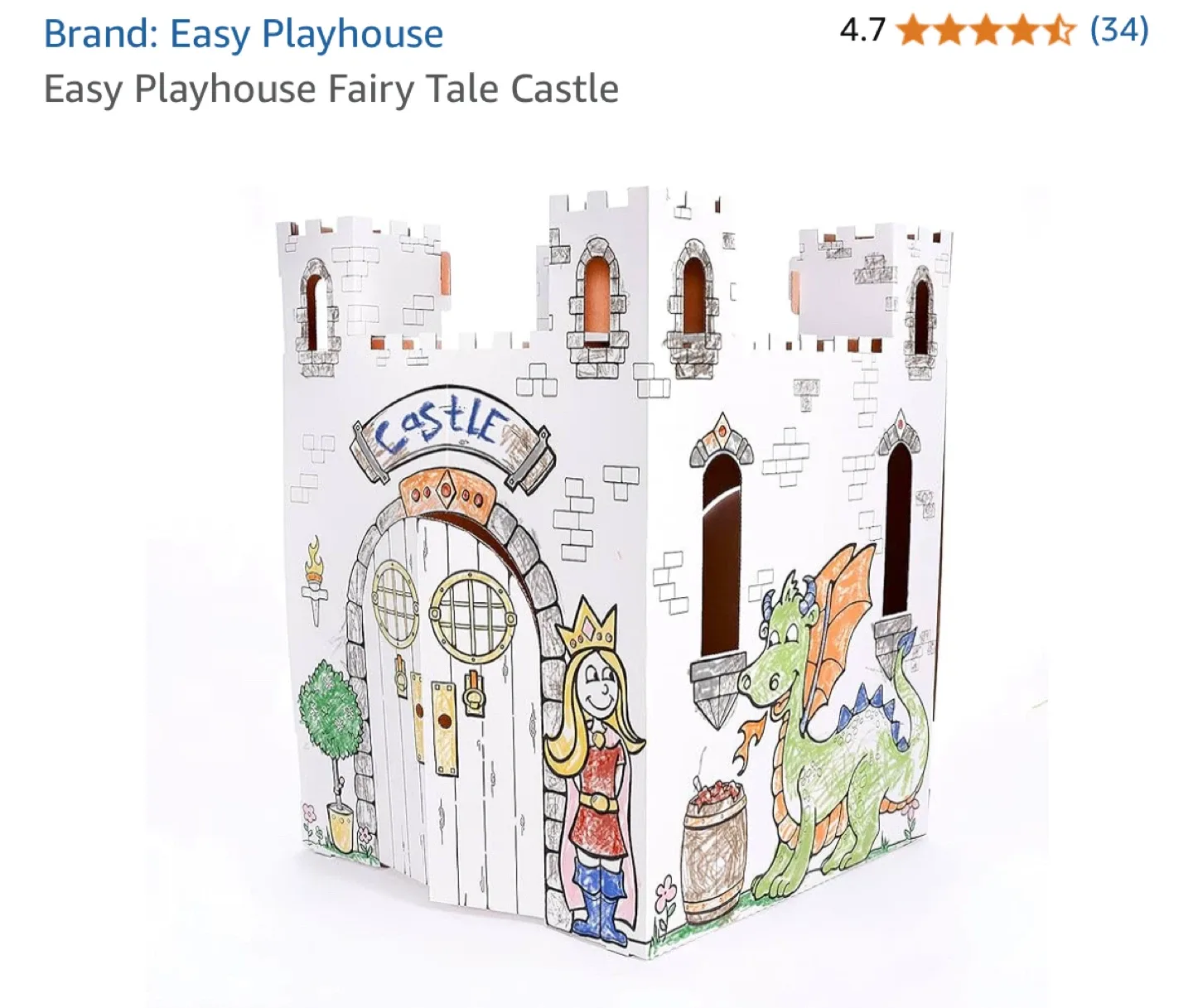 Easy Playhouse Fairy Tale Castle - Colouring Fun! image indicator(4)