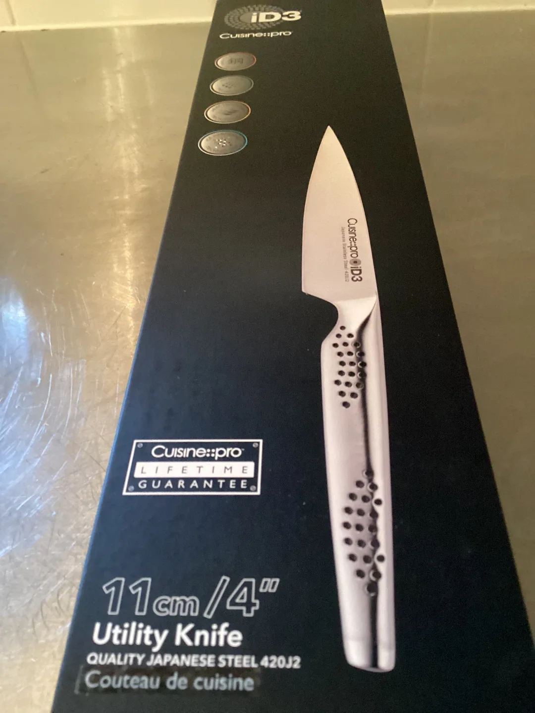 Cuisine::pro iD3 11cm Utility Knife - New in Box thumbnail