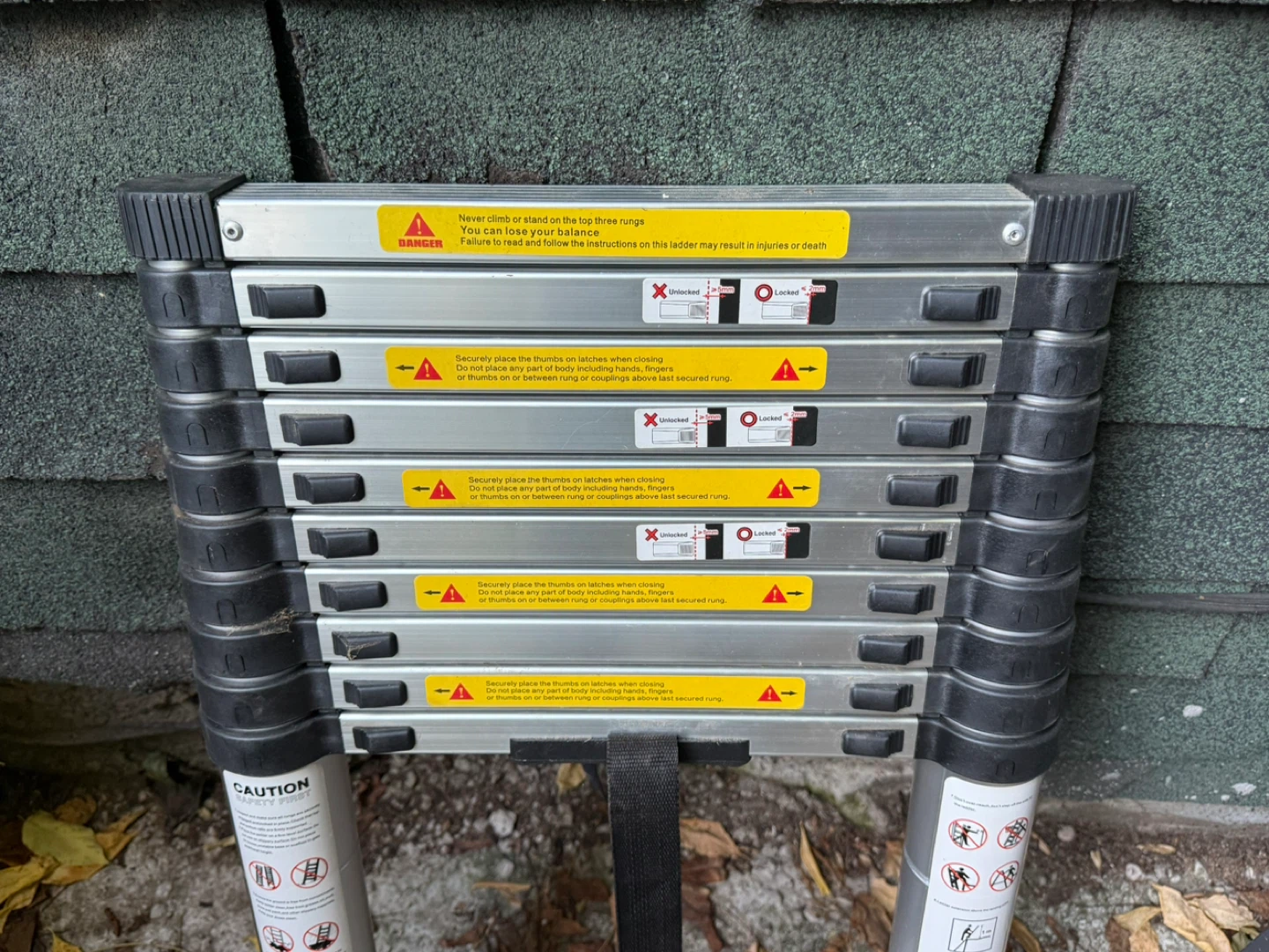 Telescopic Ladder - Aluminum Alloy 10 steps - photo 2