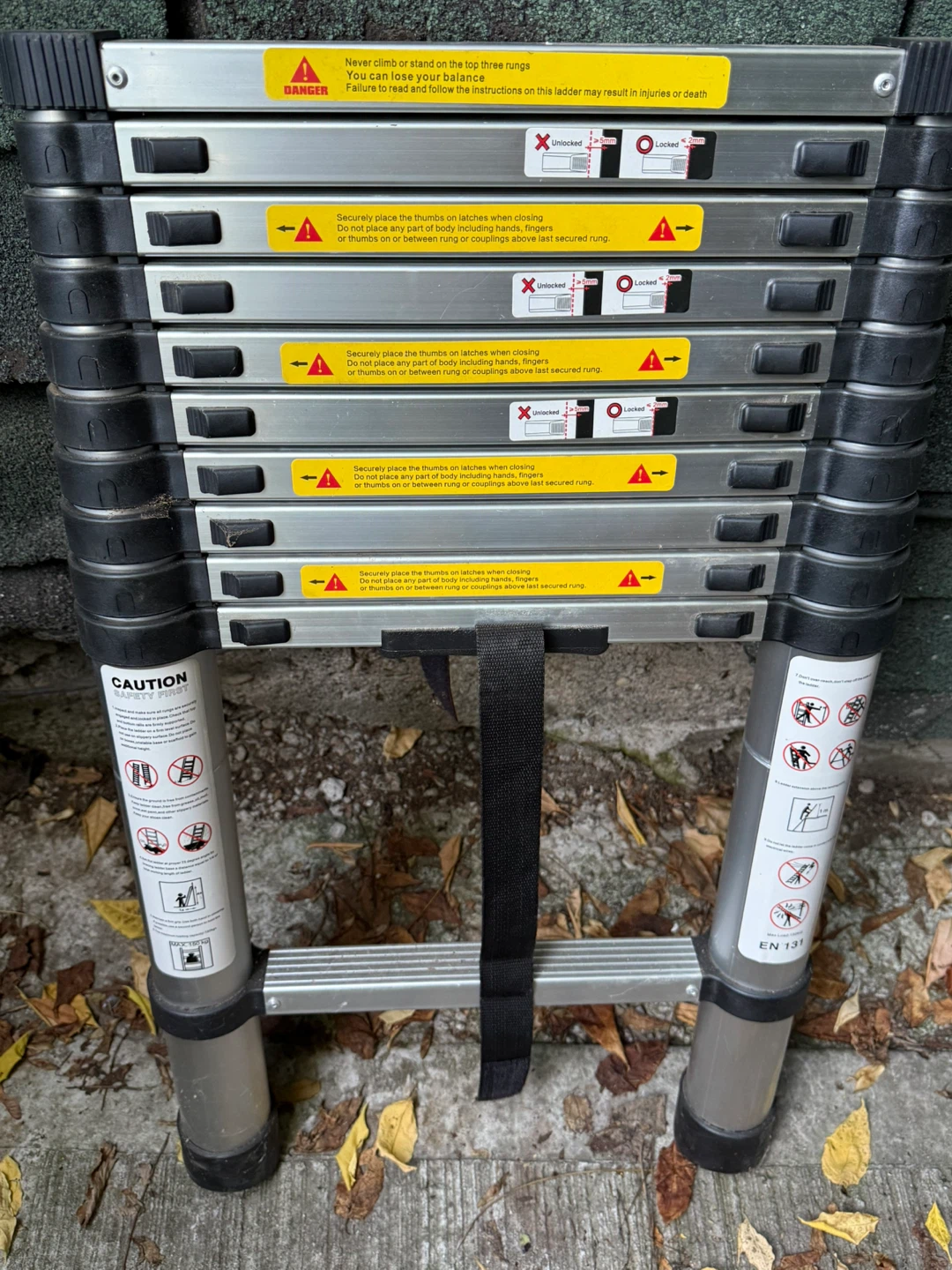 Telescopic Ladder - Aluminum Alloy 10 steps
