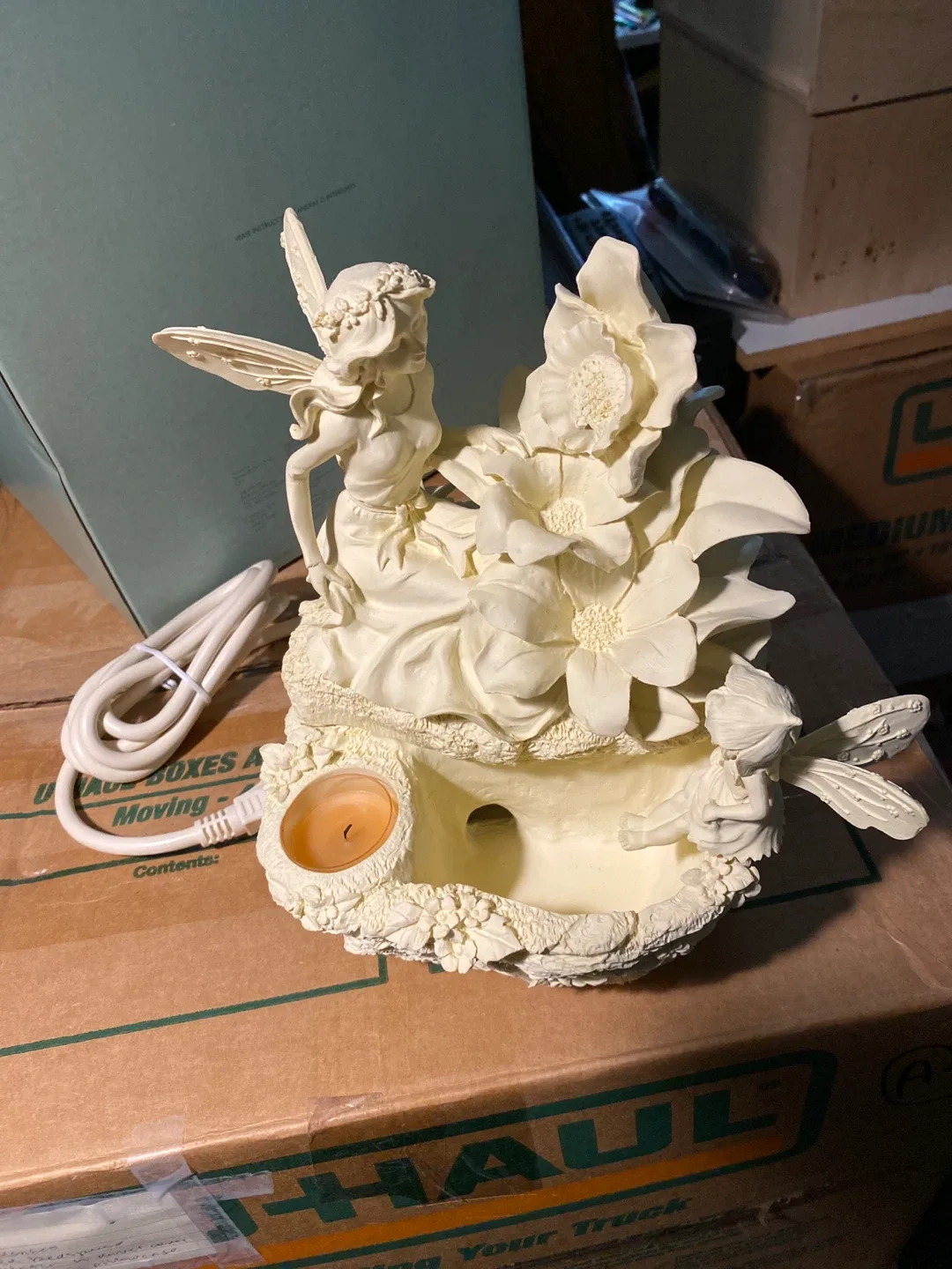 Fairy Waterfall Fountain with Candle Holder thumbnail