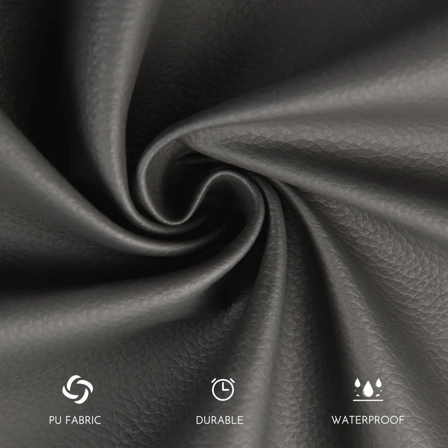 Subrtex Modern Upholstered Faux Leather Dining Chairs, Set of 2 image indicator(6)