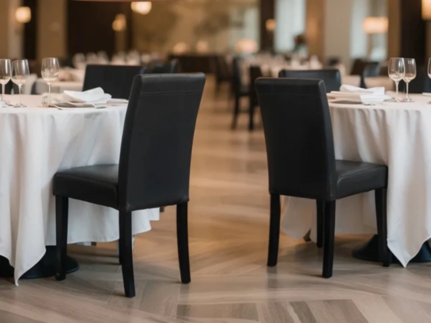 Subrtex Modern Upholstered Faux Leather Dining Chairs, Set of 2 image indicator(2)