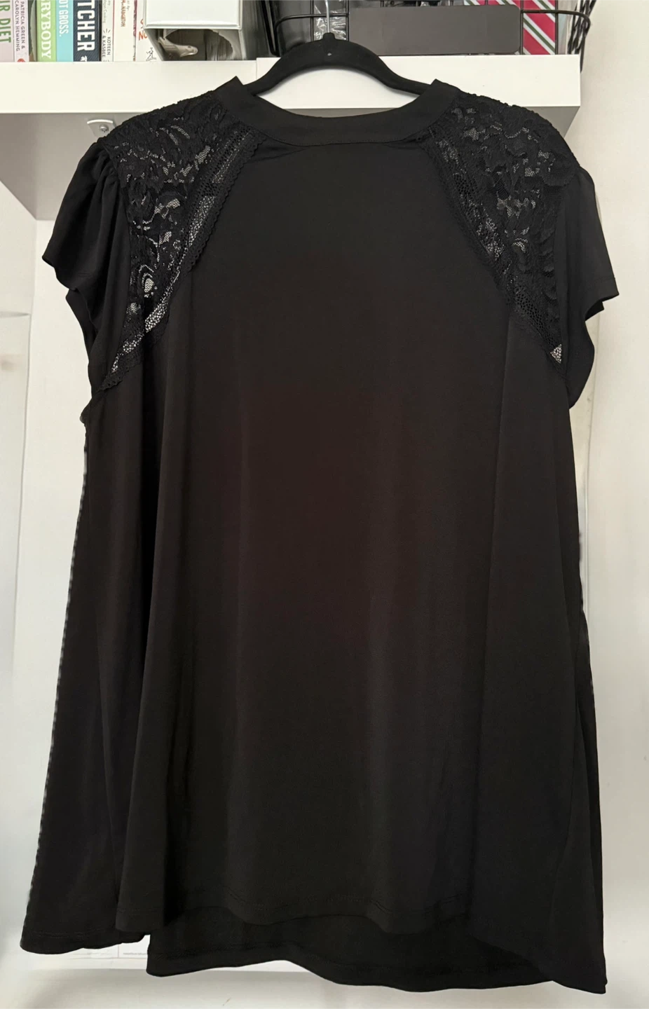 Torrid 3X Black Lace Mock Neck Top – NWT - photo 2