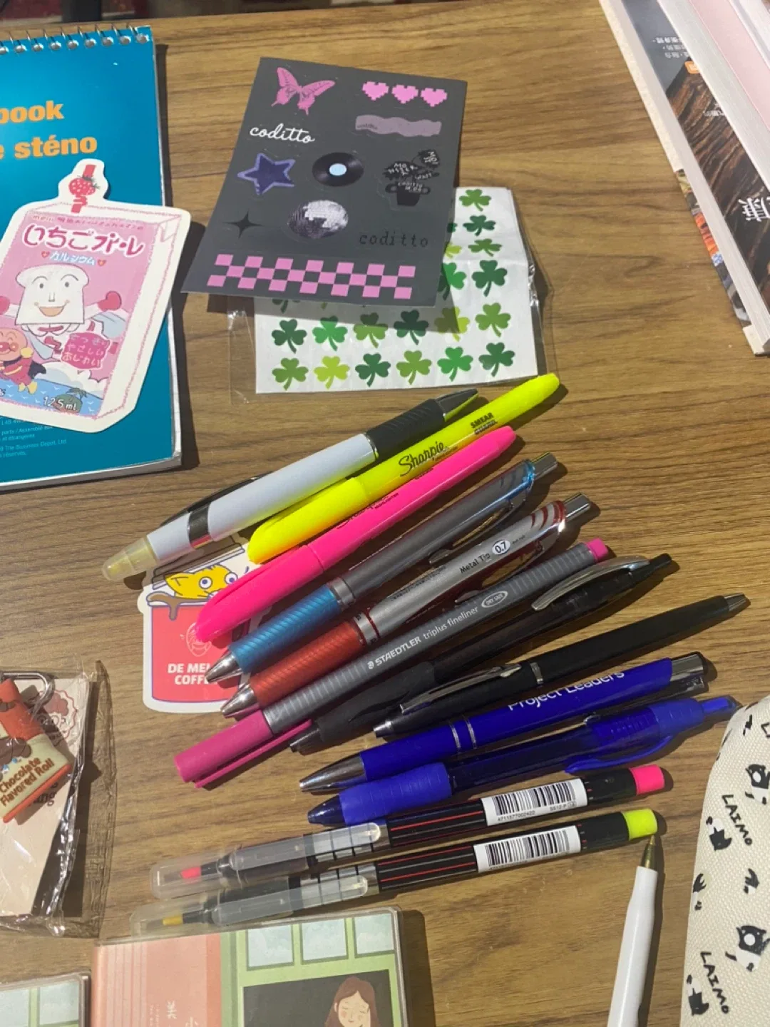 Stationery Bundle: Notebook, Pens, Stickers image indicator(4)