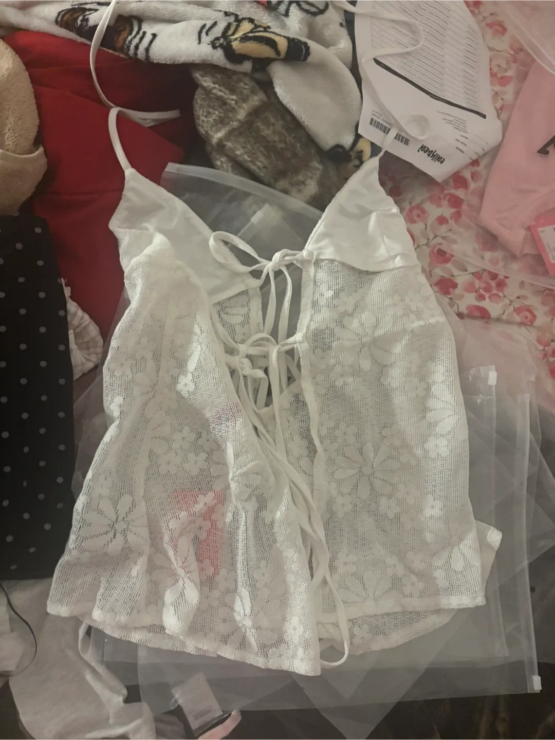 Edikted White Lace Top - Size S image indicator(4)