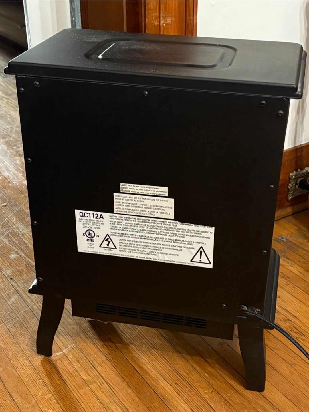 Electric Stove Heater - Black - photo 3