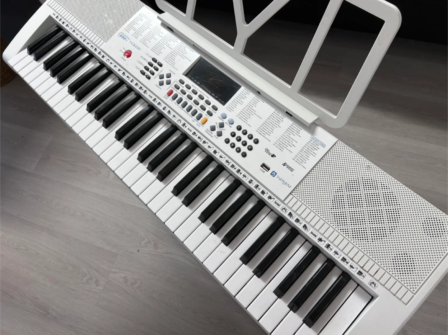 Vangoa VGK6101 61 Key Piano Keyboard - photo 4