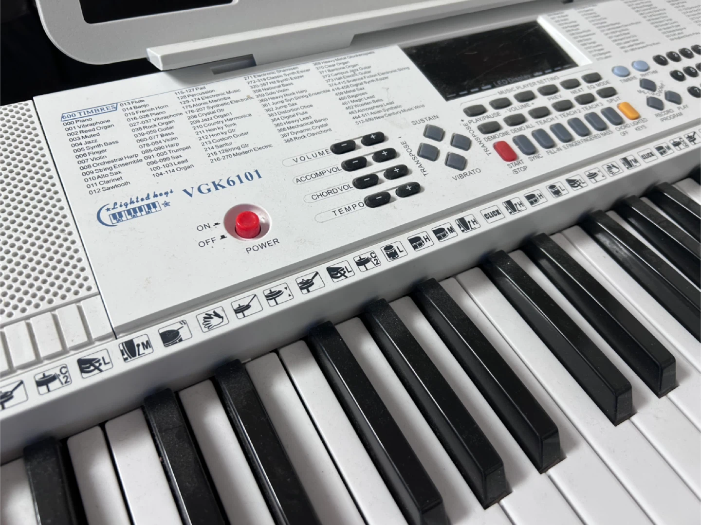 Vangoa VGK6101 61 Key Piano Keyboard - photo 3
